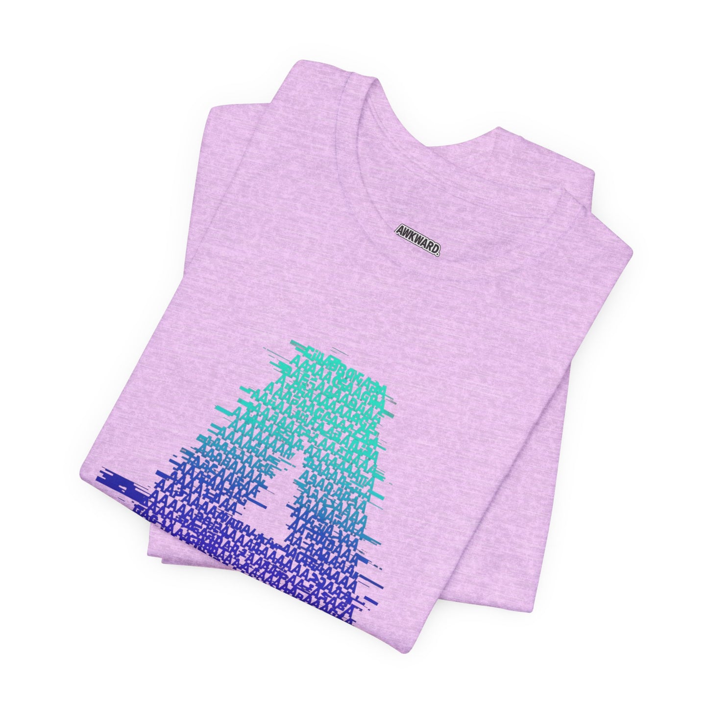3D Glitch 'A' Tee — Premium Glitch-Art T-Shirt