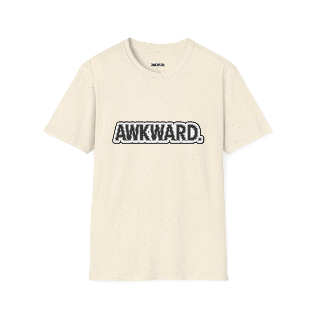 AWKWARD. T-Shirt — Cute Lonely Robot ‘Low Social Battery’ Introvert Tee