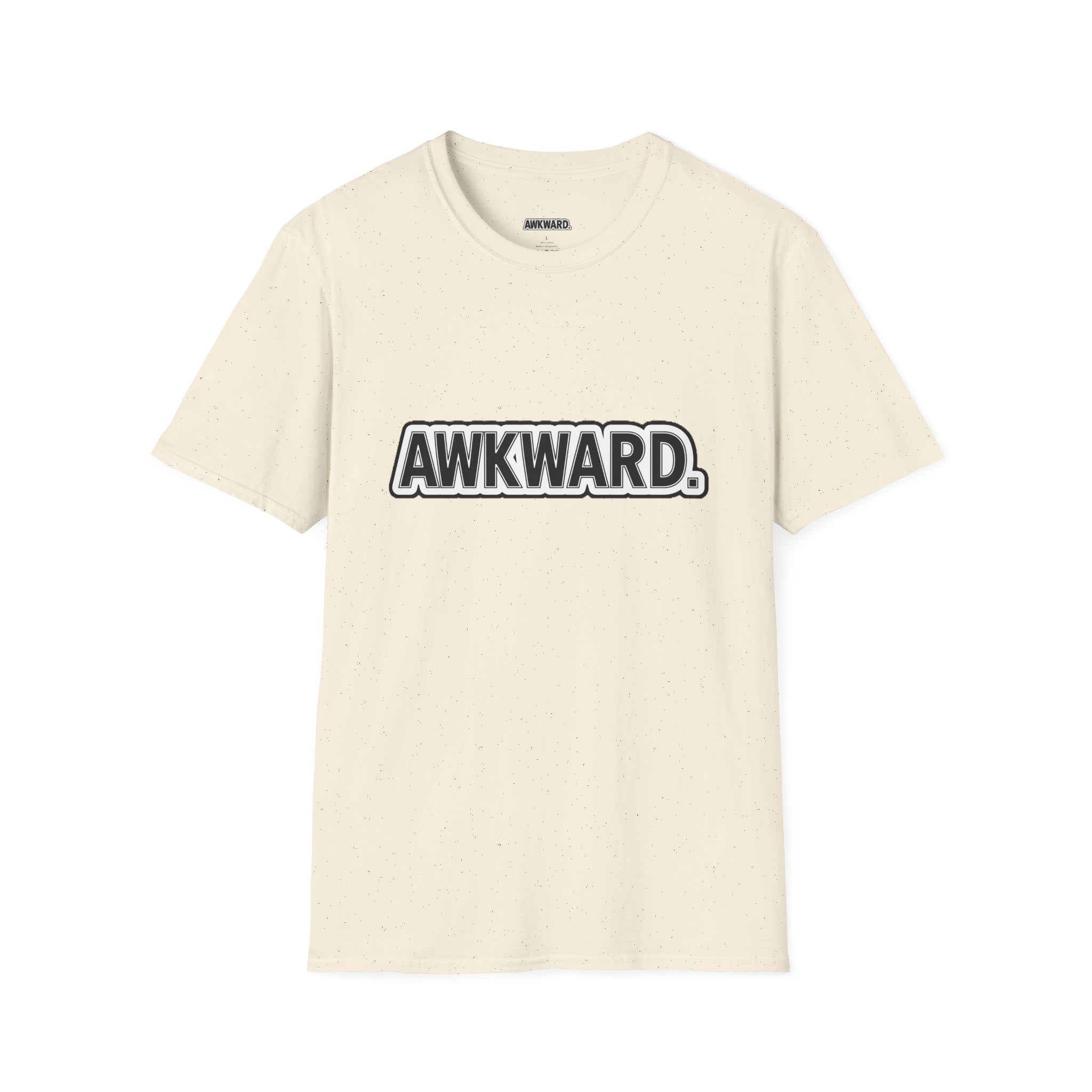 AWKWARD. T-Shirt — Cute Lonely Robot ‘Low Social Battery’ Introvert Tee