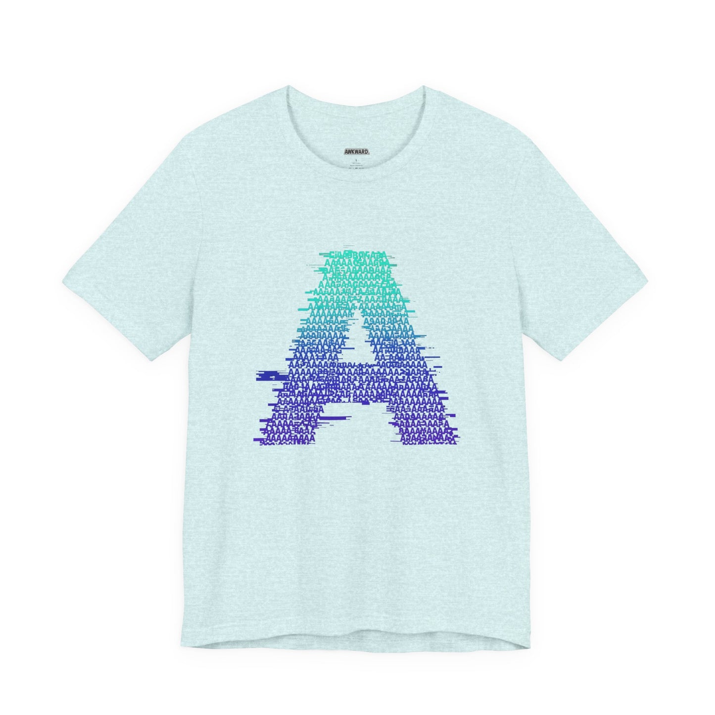 3D Glitch 'A' Tee — Premium Glitch-Art T-Shirt