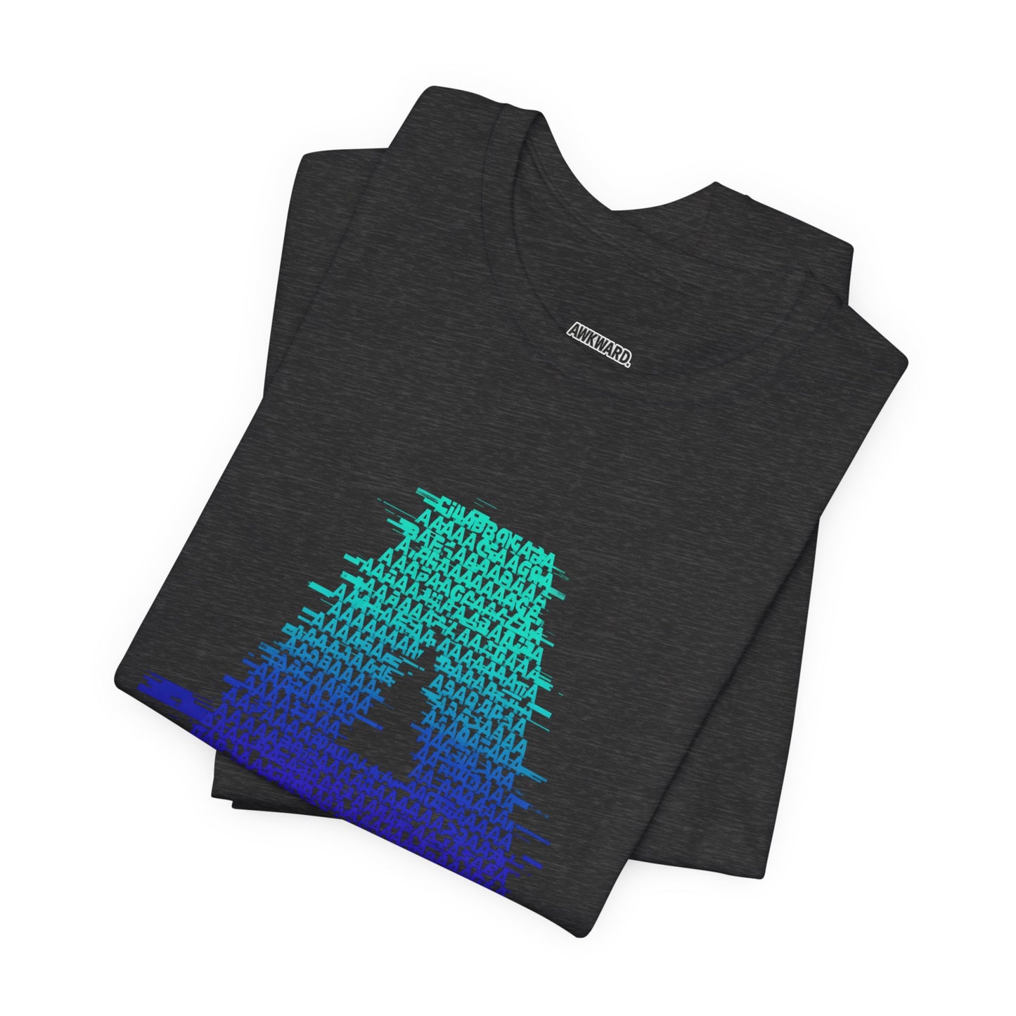 3D Glitch 'A' Tee — Premium Glitch-Art T-Shirt