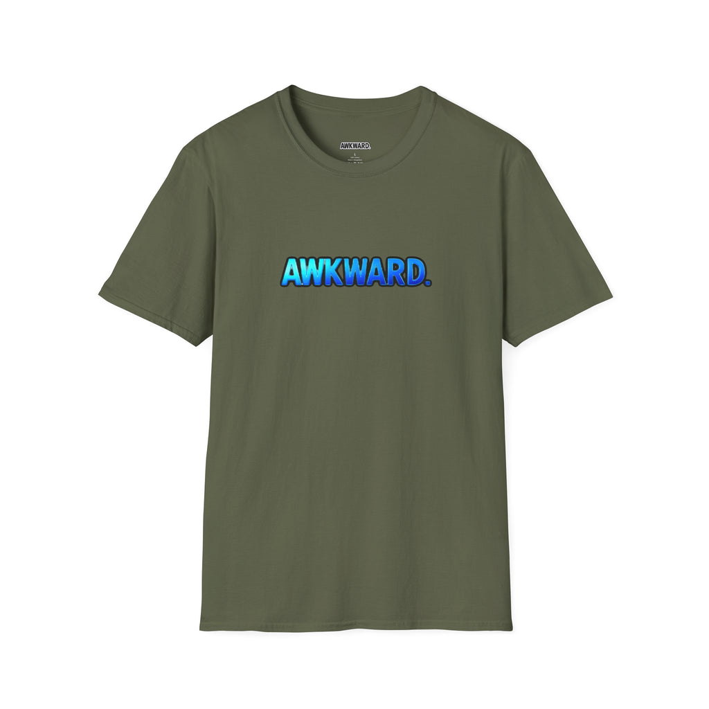 AWKWARD Tee — 3D Injured Red Dog in Wheelchair, Dark Humor Streetwear