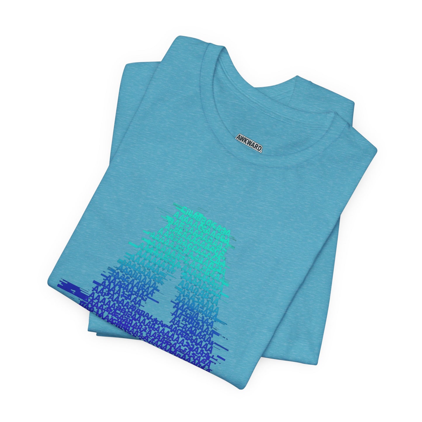 3D Glitch 'A' Tee — Premium Glitch-Art T-Shirt