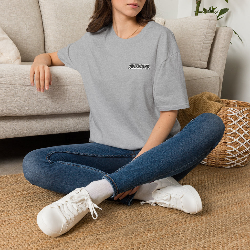 AWKWARD. T-Shirt — 3D Quirky Robot “Your Last Loyal Friend” Back Graphic