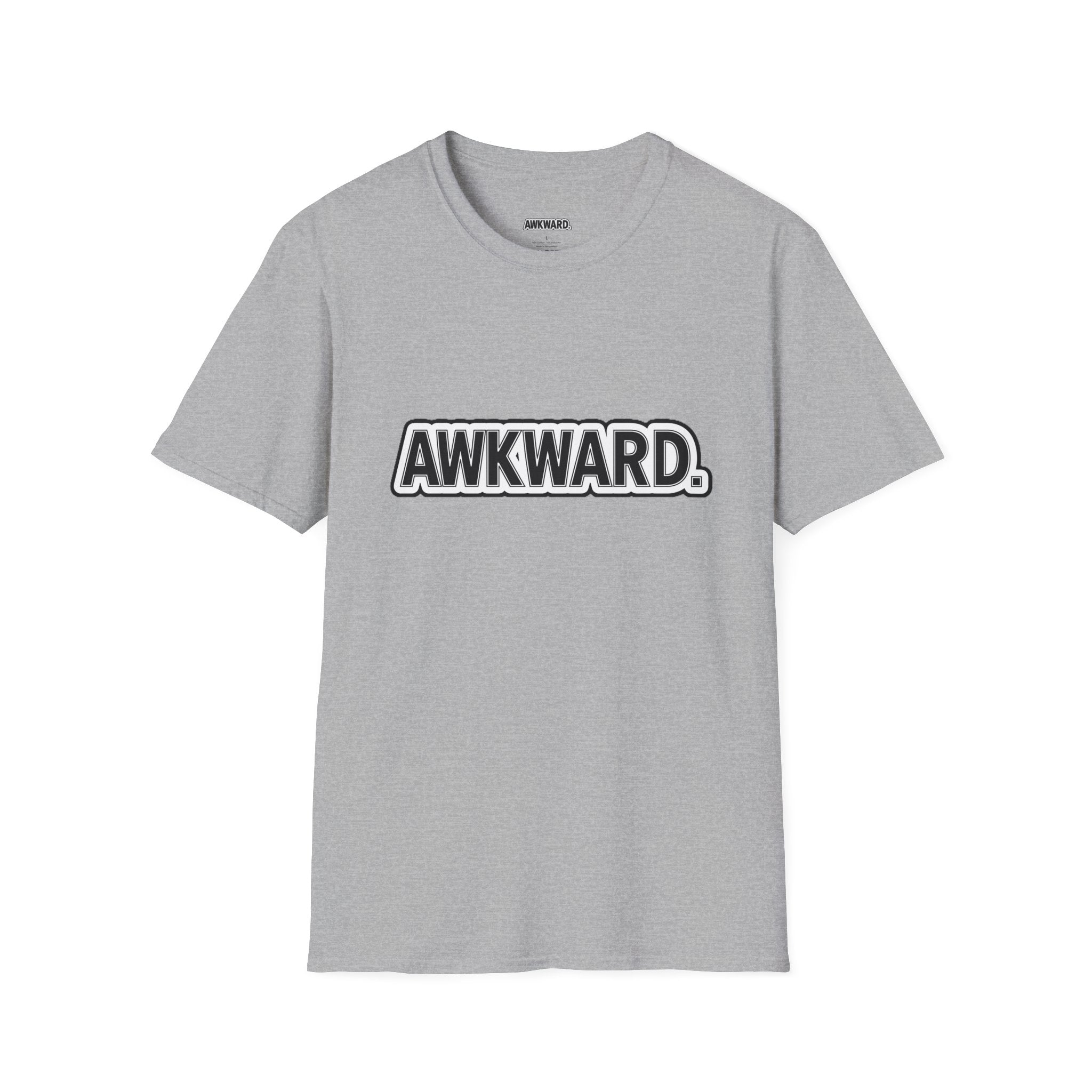AWKWARD. Tee — Edgy Bandaged Dog Wheelchair Graphic Streetwear Shirt