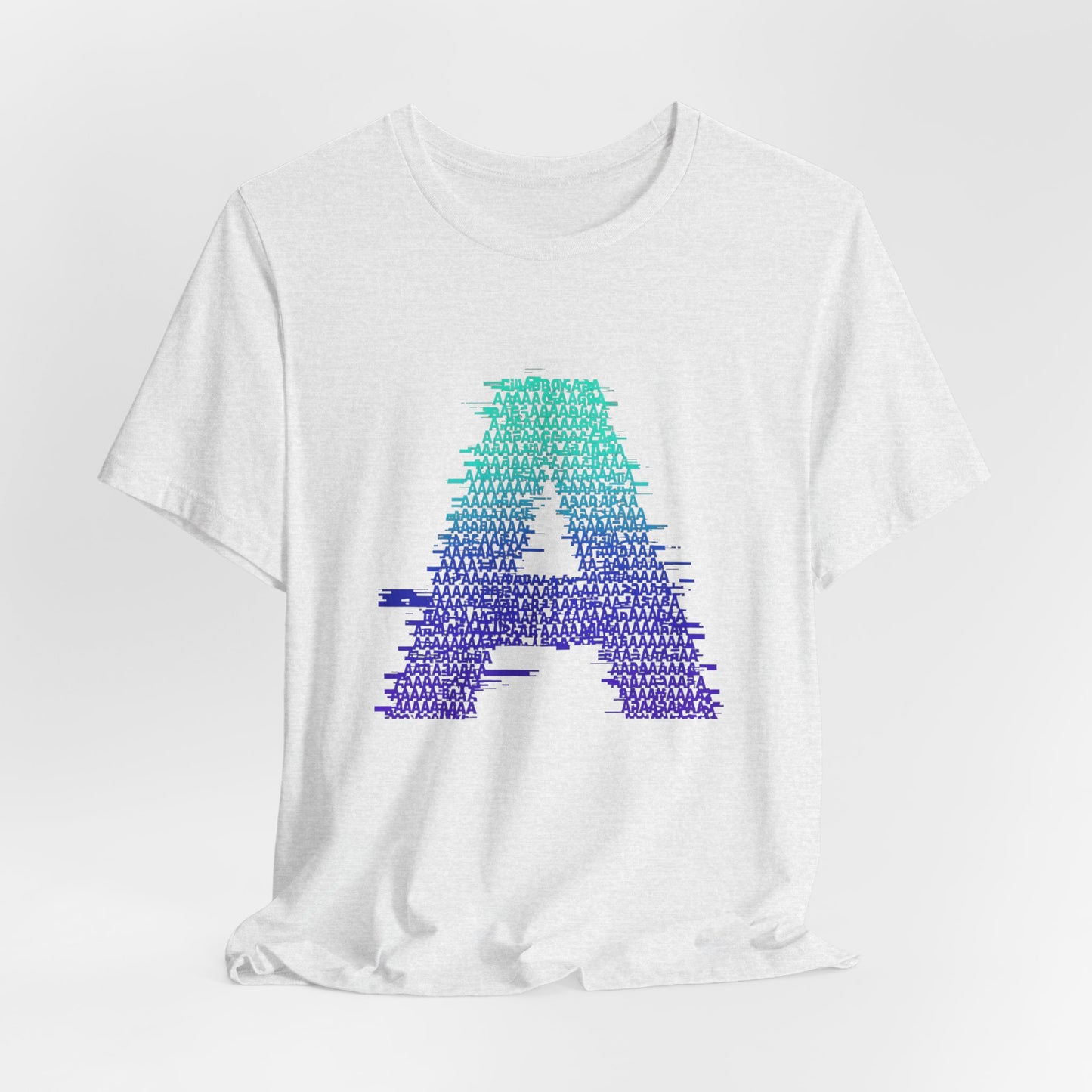 3D Glitch 'A' Tee — Premium Glitch-Art T-Shirt