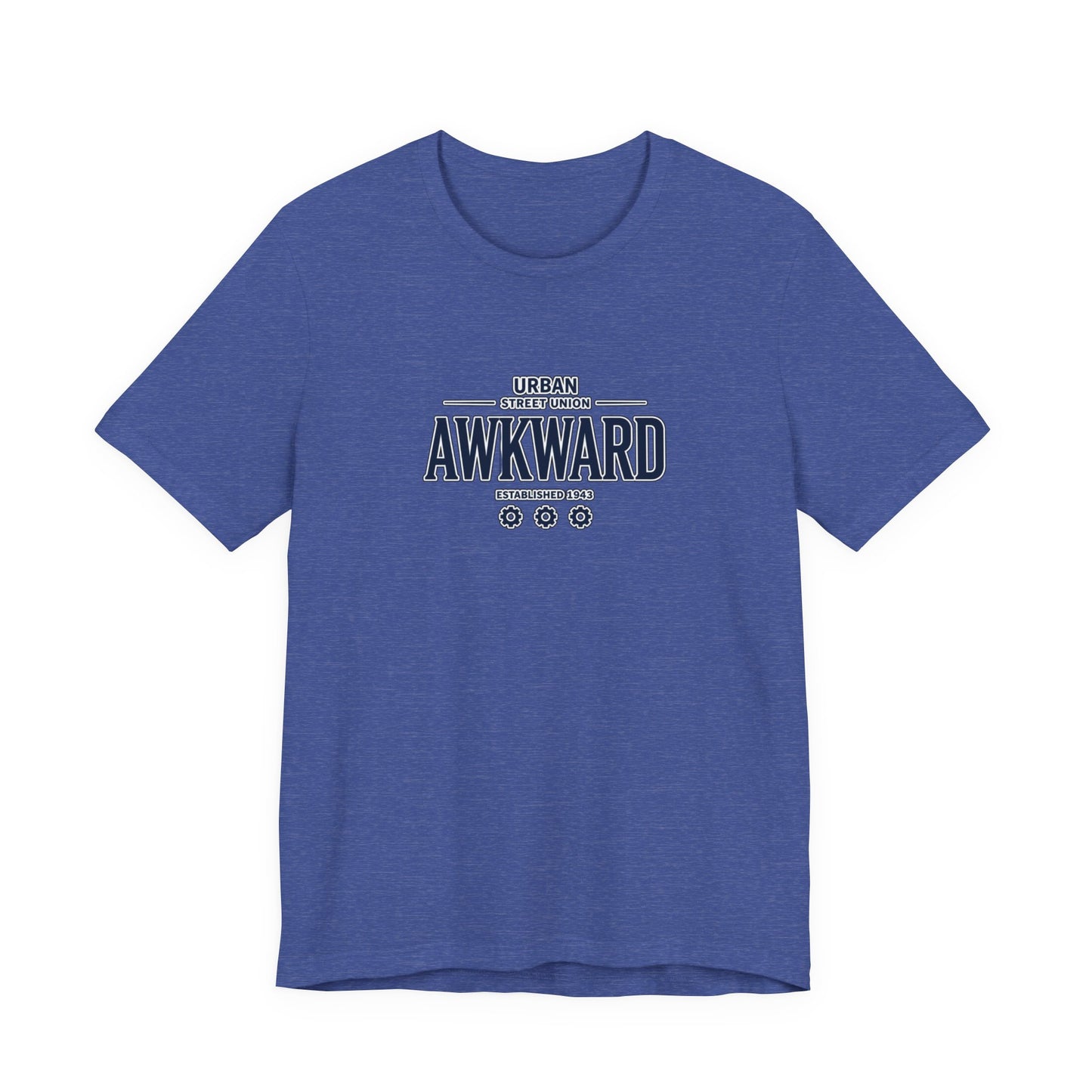 Awkward Graphic Tee — 'Urban Street Union' Retro Collegiate Shirt