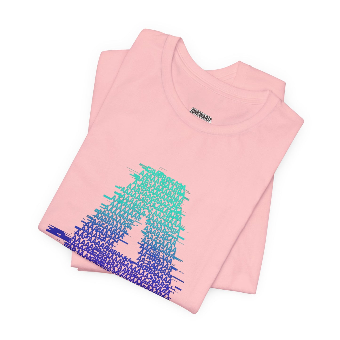 3D Glitch 'A' Tee — Premium Glitch-Art T-Shirt