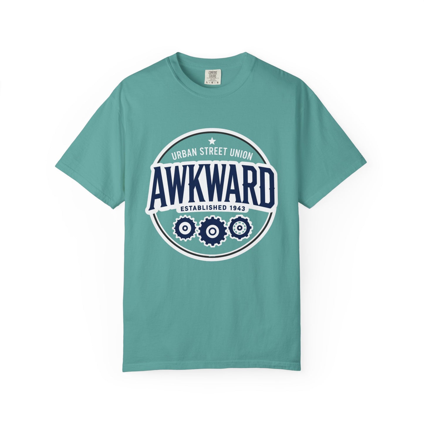 Awkward Vintage Logo T-Shirt — 'Established 1943' Graphic Tee