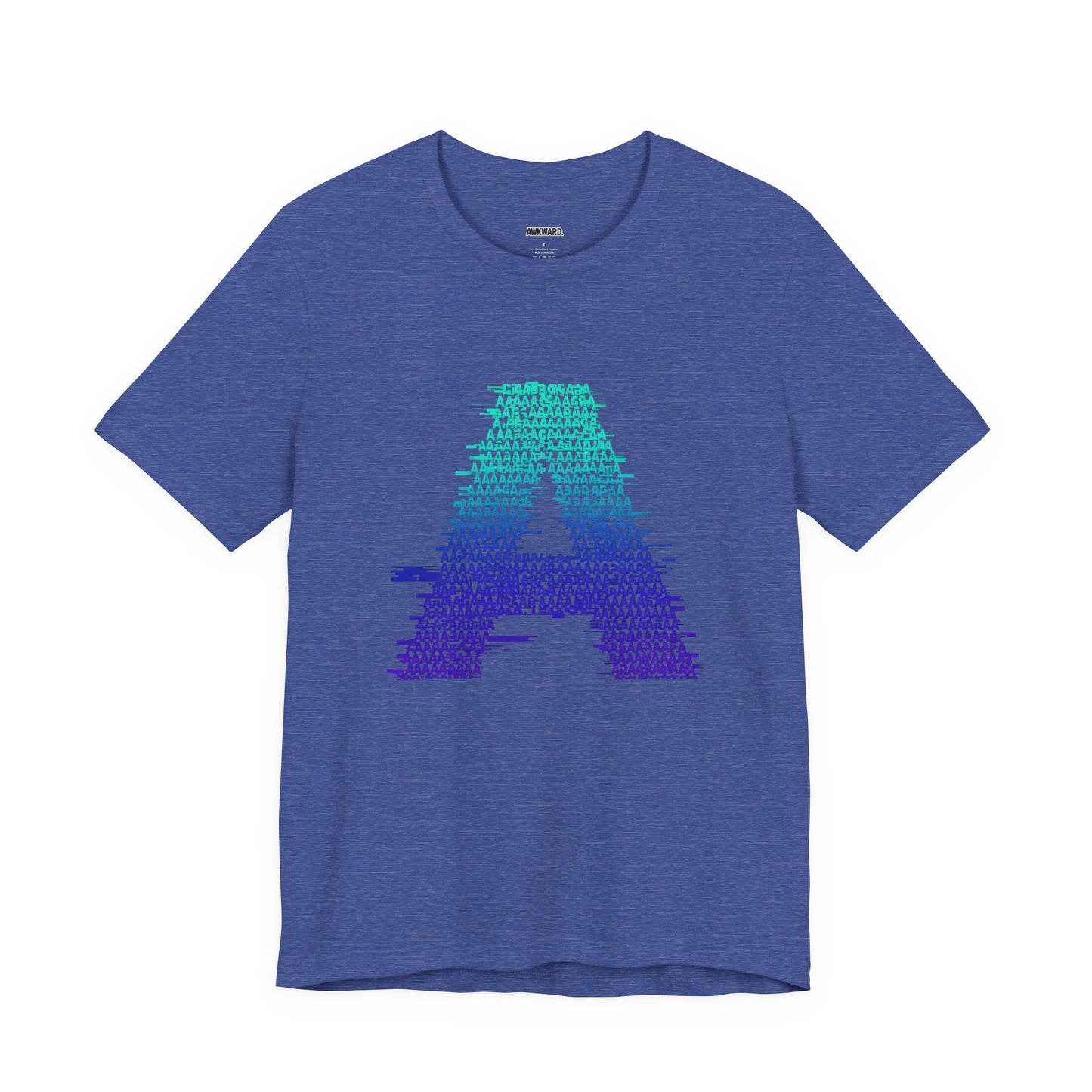 3D Glitch 'A' Tee — Premium Glitch-Art T-Shirt