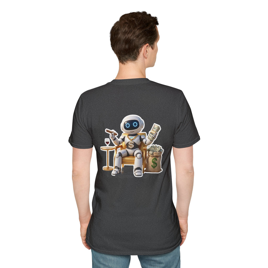 AWKWARD. T-Shirt — Cute Lonely Robot ‘Low Social Battery’ Introvert Tee