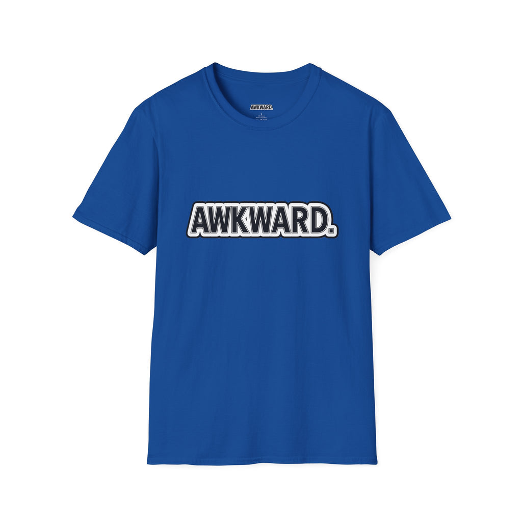 AWKWARD. T-Shirt — Cute Lonely Robot ‘Low Social Battery’ Introvert Tee