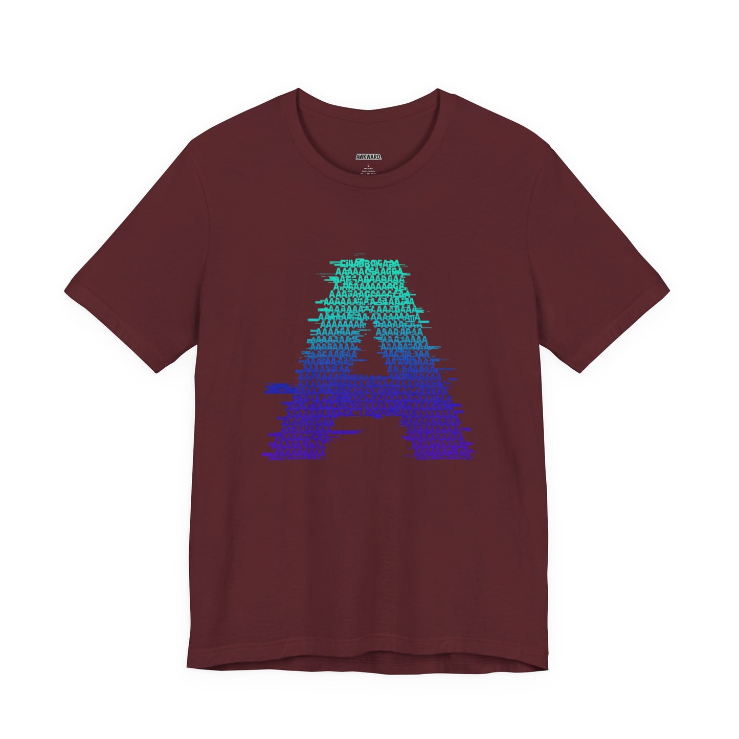 3D Glitch 'A' Tee — Premium Glitch-Art T-Shirt