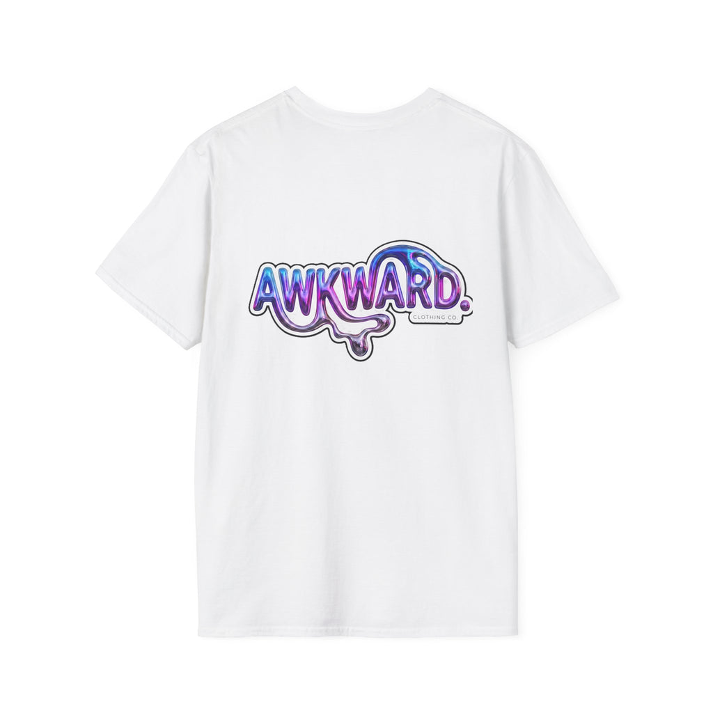 AWKWARD. Bandaged Red Dog T-Shirt — Dark Humor Grunge Y2K Streetwear