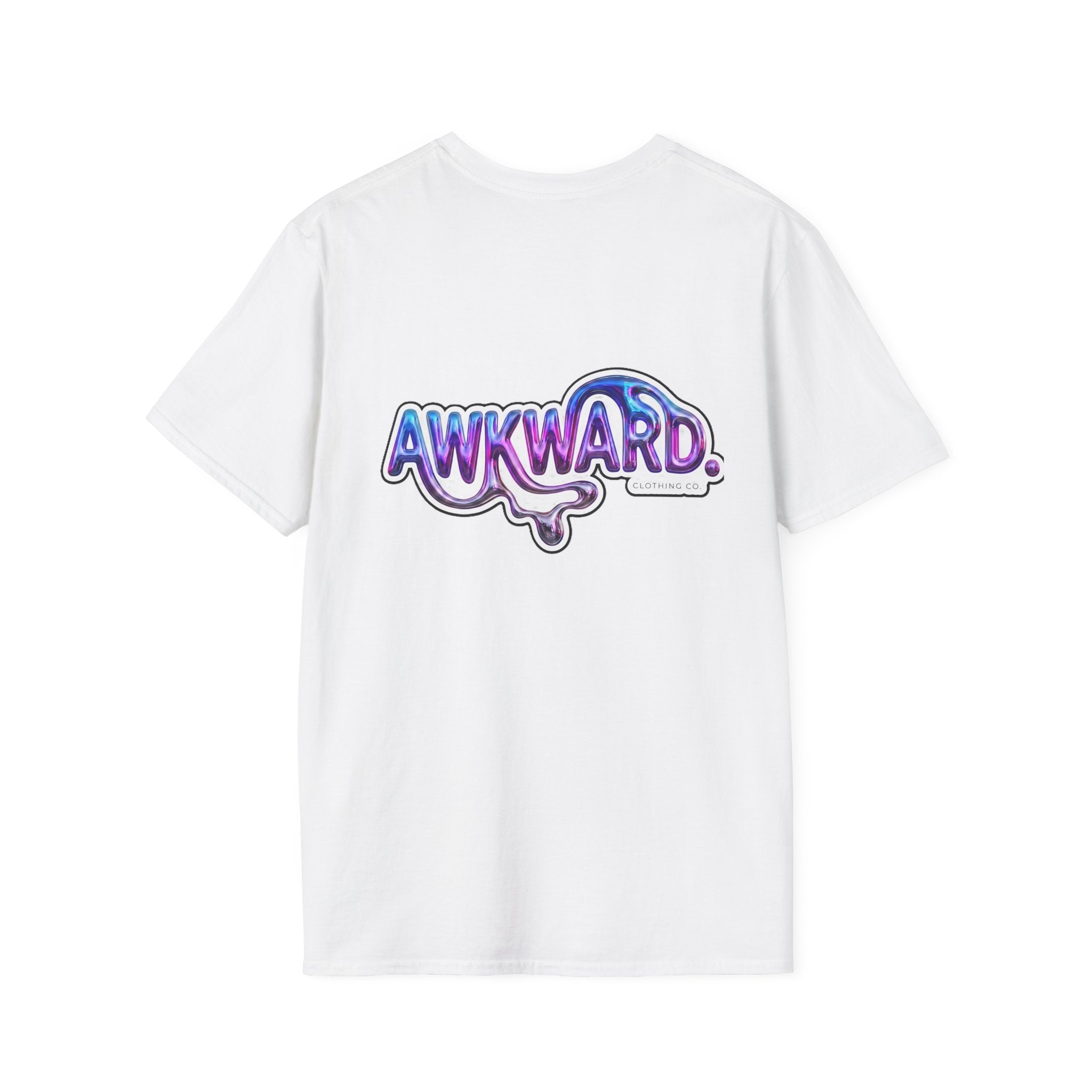 AWKWARD. Bandaged Red Dog T-Shirt — Dark Humor Grunge Y2K Streetwear