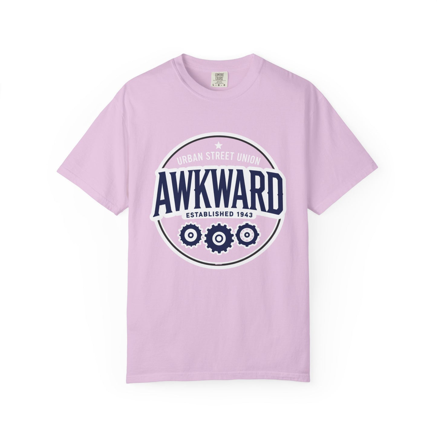 Awkward Vintage Logo T-Shirt — 'Established 1943' Graphic Tee