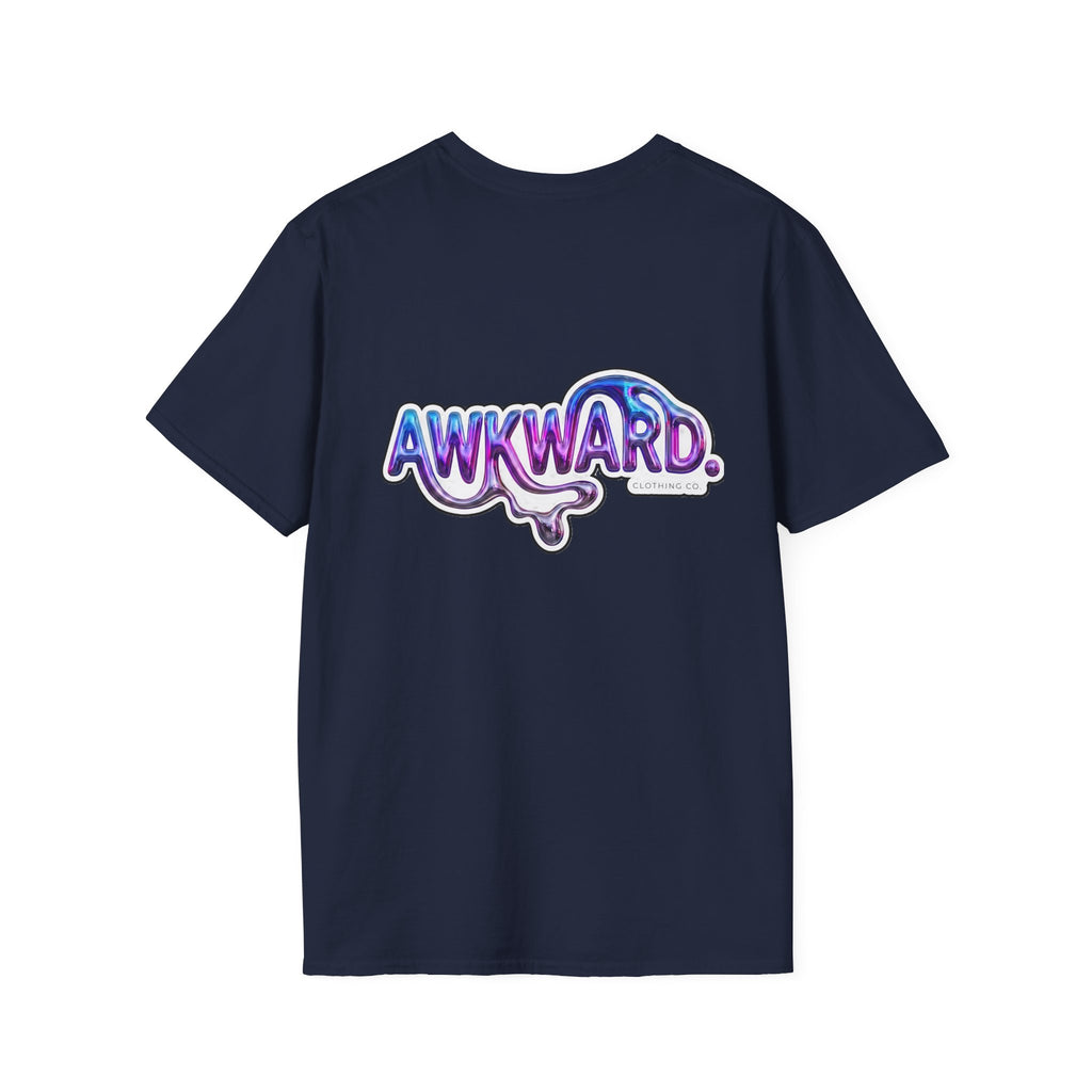 AWKWARD. Bandaged Red Dog T-Shirt — Dark Humor Grunge Y2K Streetwear