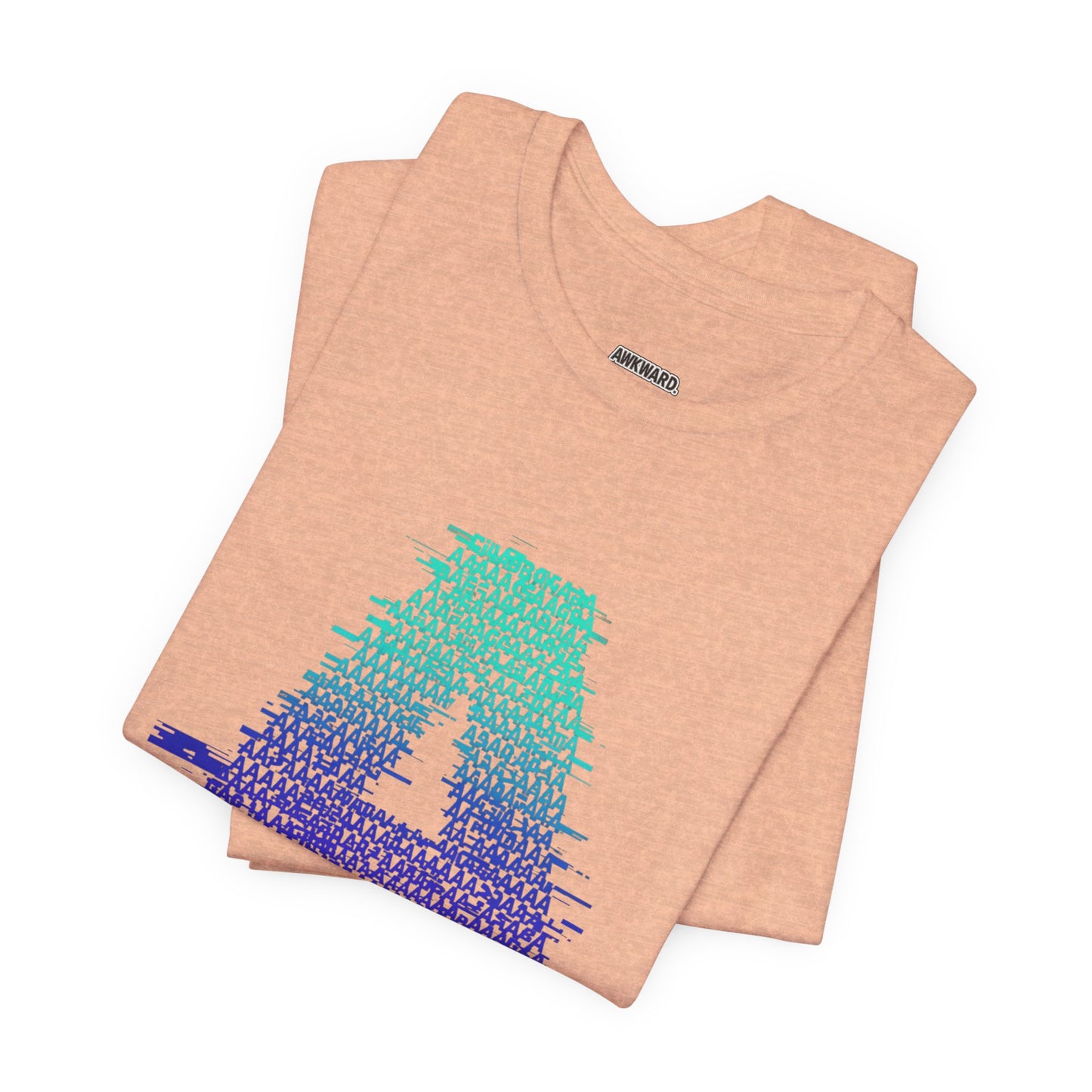 3D Glitch 'A' Tee — Premium Glitch-Art T-Shirt