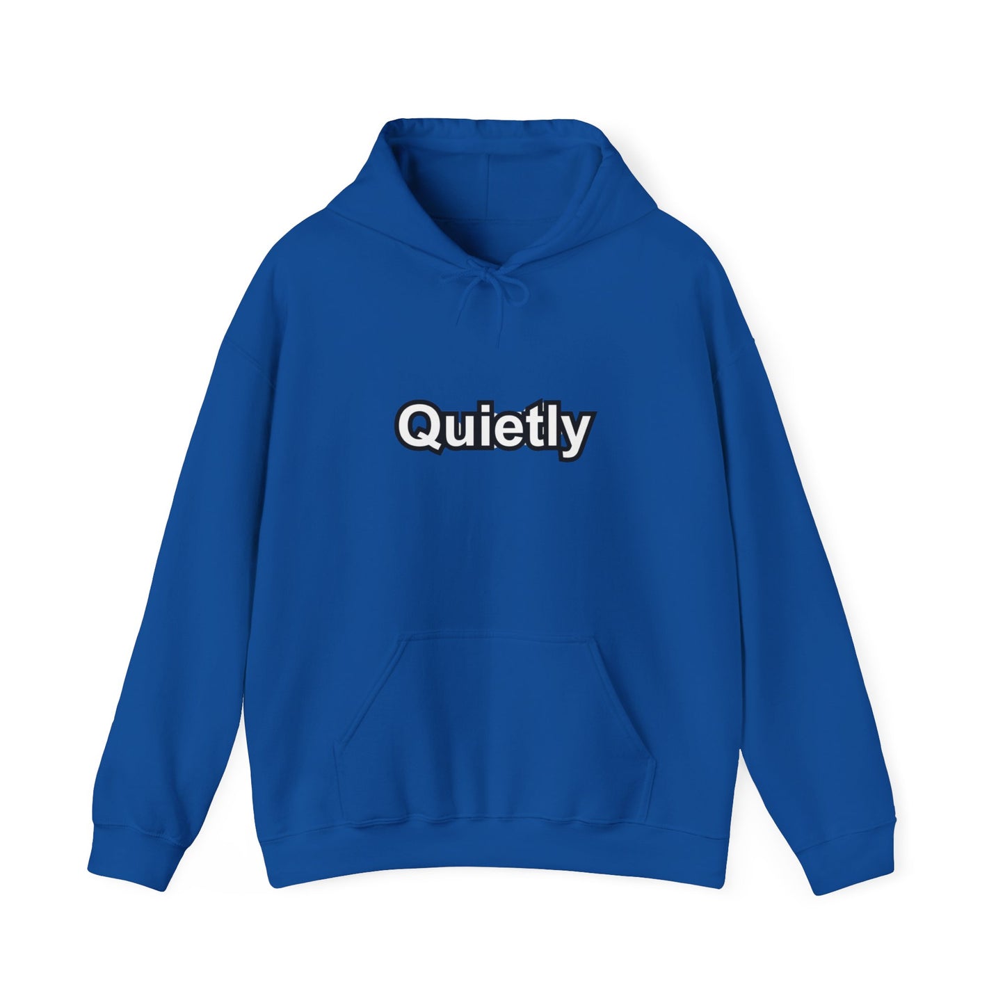 Quietly Overthinking Hoodie | Minimalist Abstract Streetwear | Gildan Heavy Blend