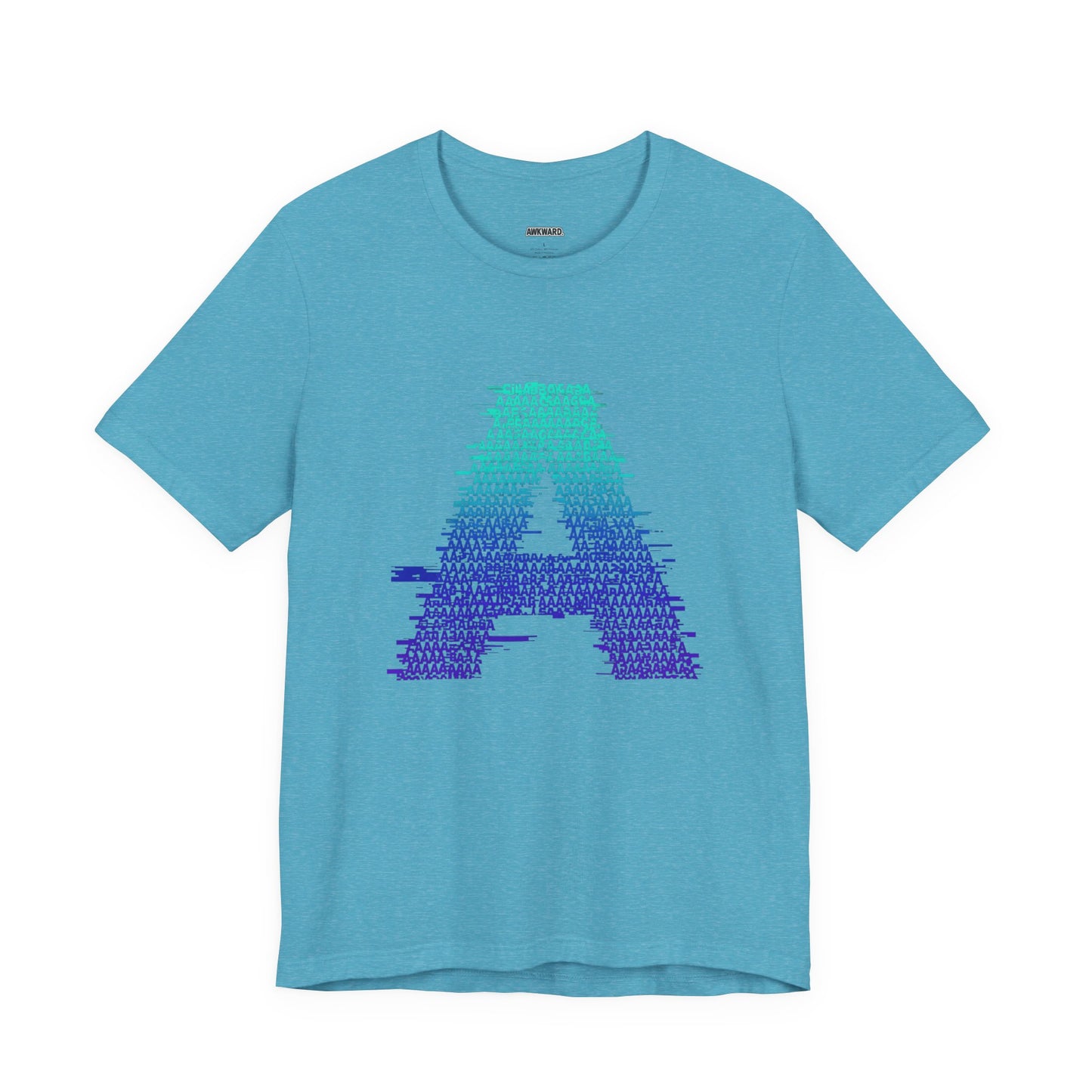 3D Glitch 'A' Tee — Premium Glitch-Art T-Shirt