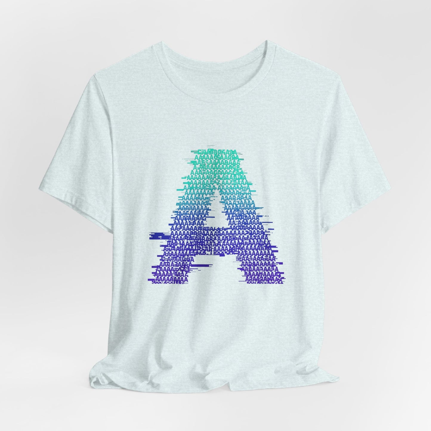 3D Glitch 'A' Tee — Premium Glitch-Art T-Shirt