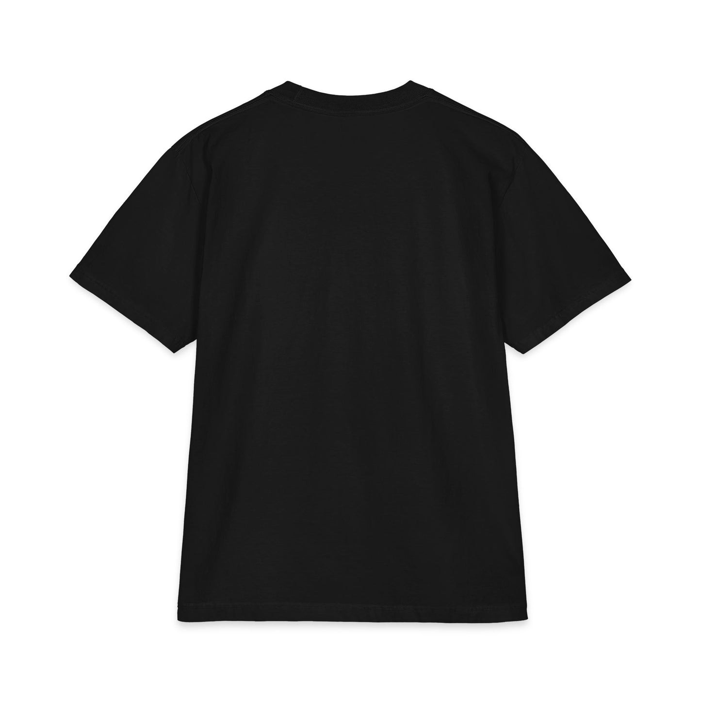 Glitch Stripe T-Shirt — Blue 'Do Not Disturb' Streetwear