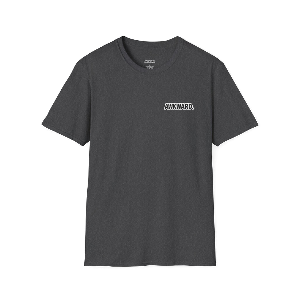 AWKWARD. T-Shirt — 3D Quirky Robot “Your Last Loyal Friend” Back Graphic