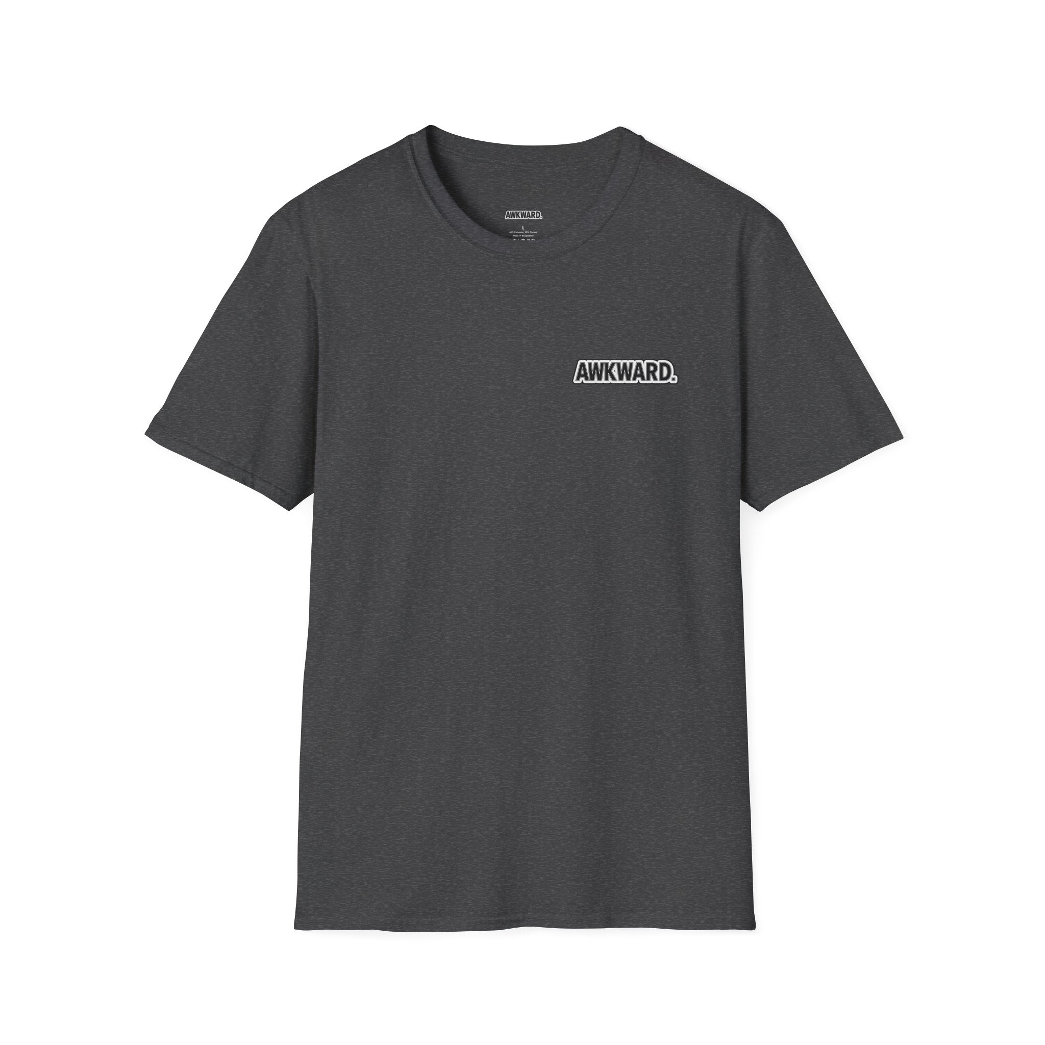 AWKWARD. T-Shirt — 3D Quirky Robot “Your Last Loyal Friend” Back Graphic