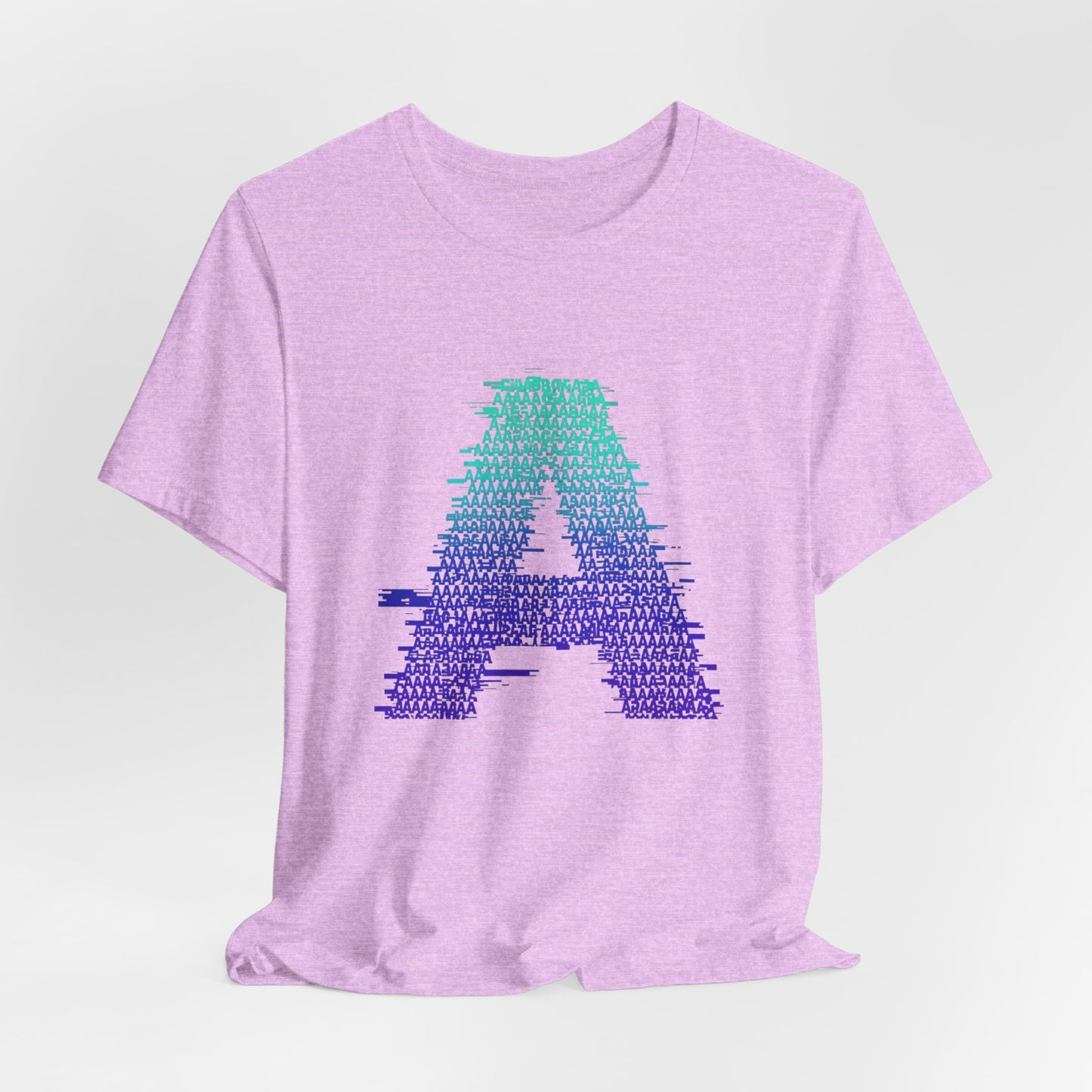 3D Glitch 'A' Tee — Premium Glitch-Art T-Shirt