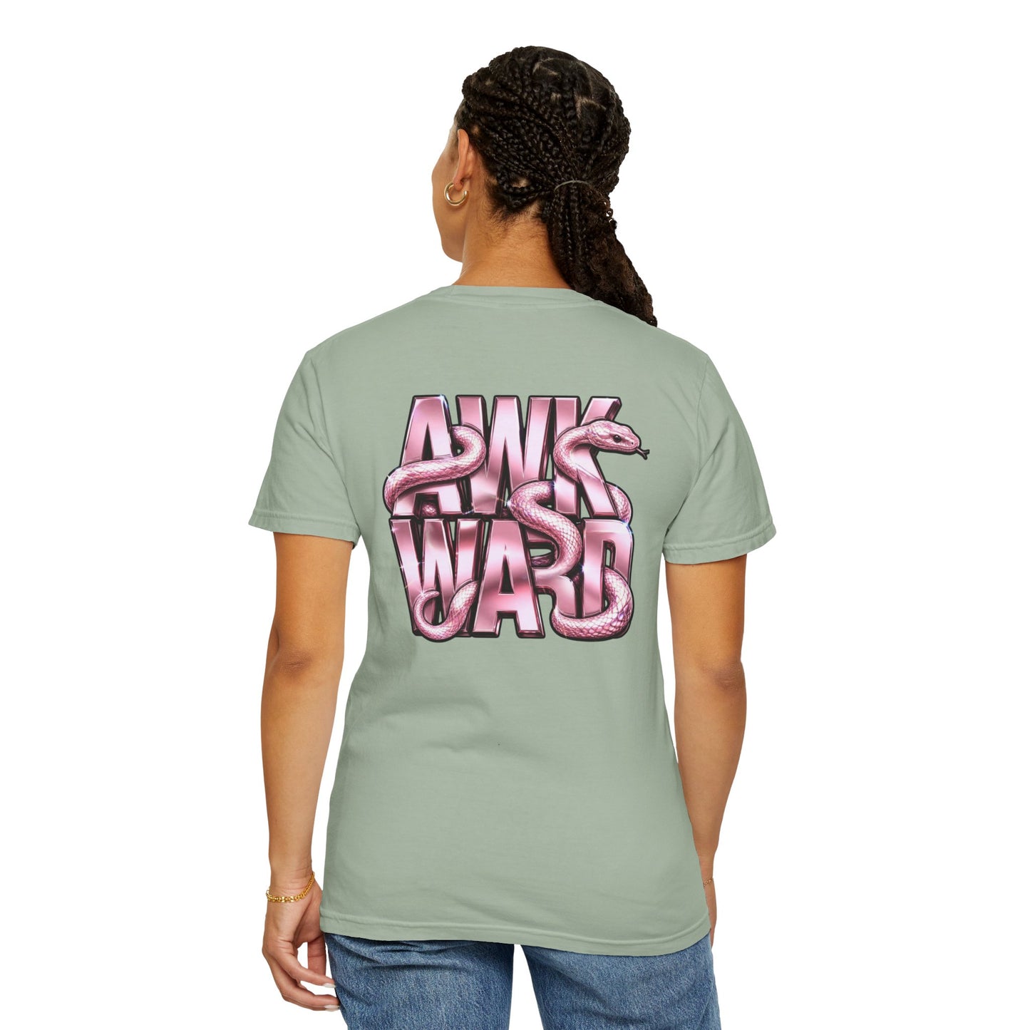 Ask A Ward T-Shirt — Pink Snake Graphic Tee