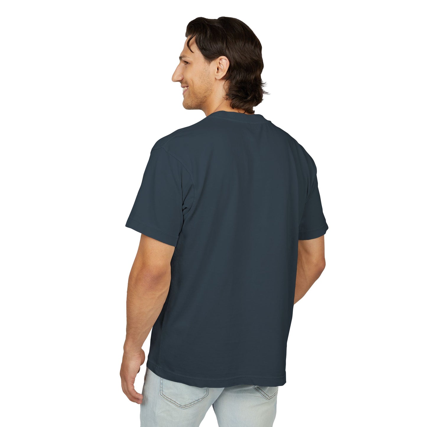 Awkward 'A' Glitch Tee — Teal-to-Purple Streetwear for Introverts