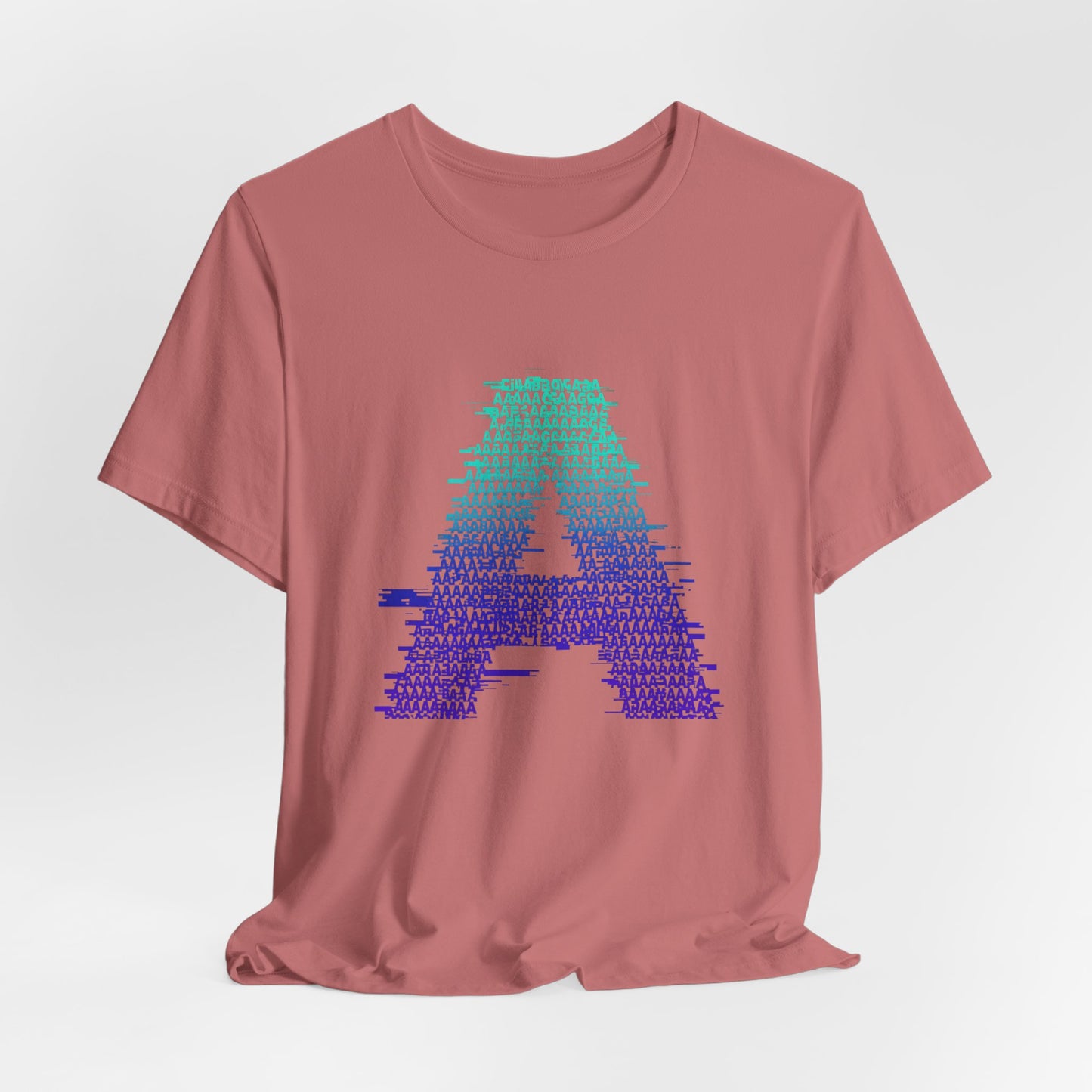 3D Glitch 'A' Tee — Premium Glitch-Art T-Shirt