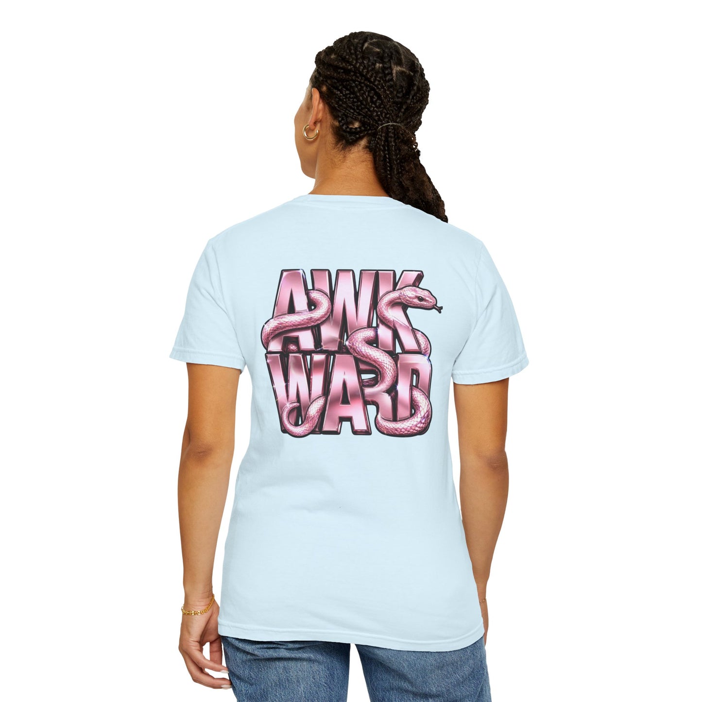 Ask A Ward T-Shirt — Pink Snake Graphic Tee