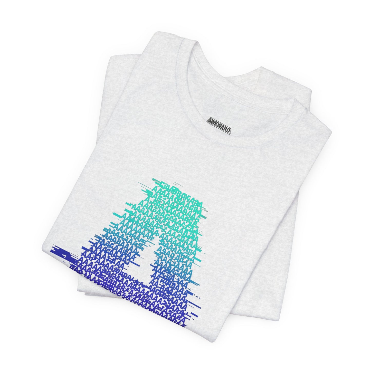 3D Glitch 'A' Tee — Premium Glitch-Art T-Shirt