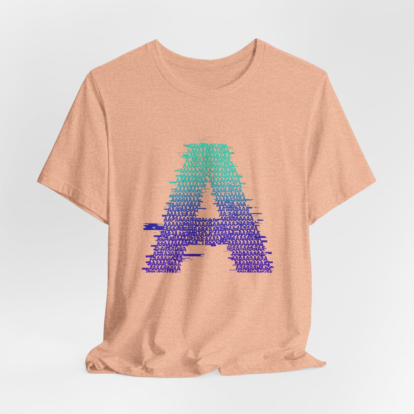 3D Glitch 'A' Tee — Premium Glitch-Art T-Shirt