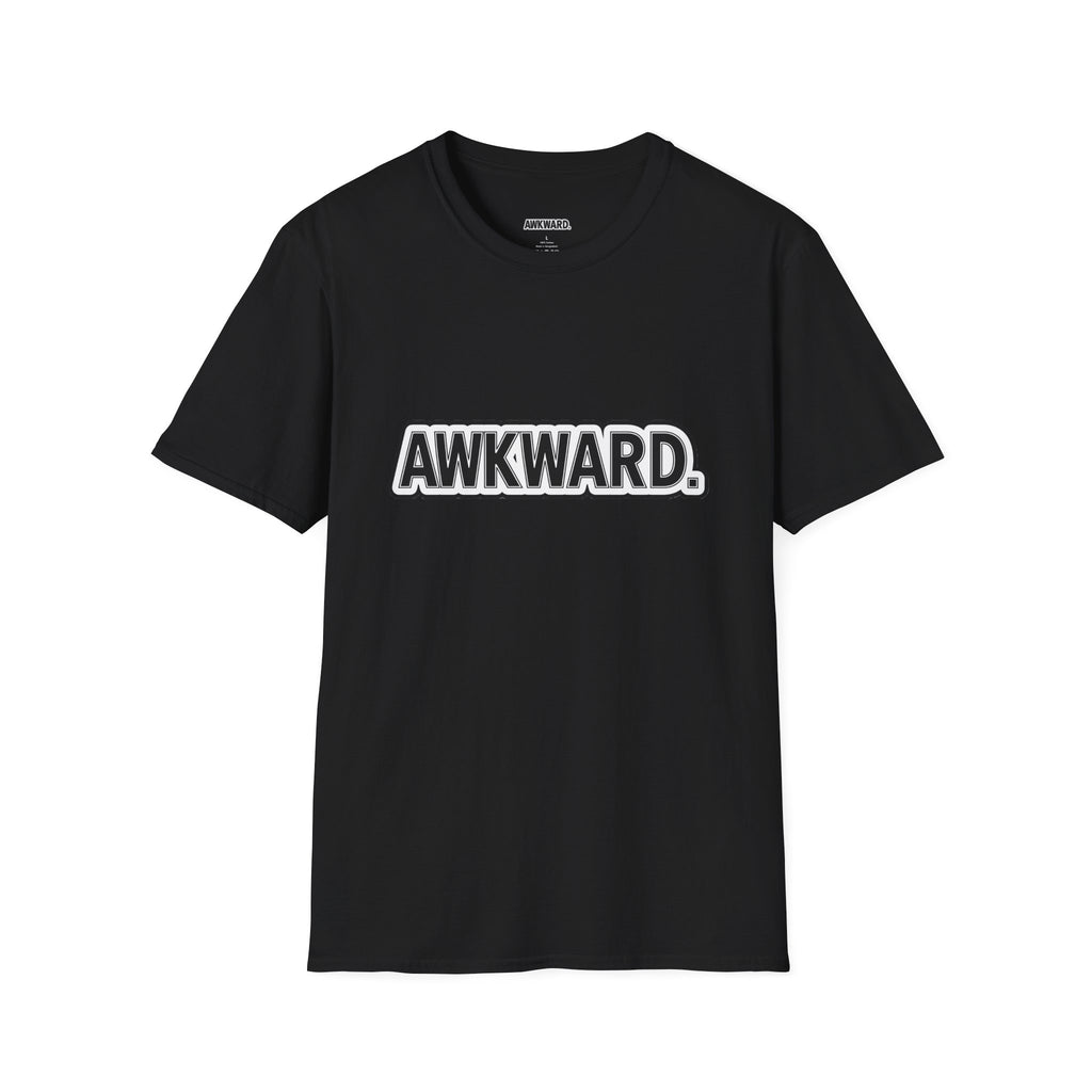 AWKWARD. T-Shirt — Cute Lonely Robot ‘Low Social Battery’ Introvert Tee