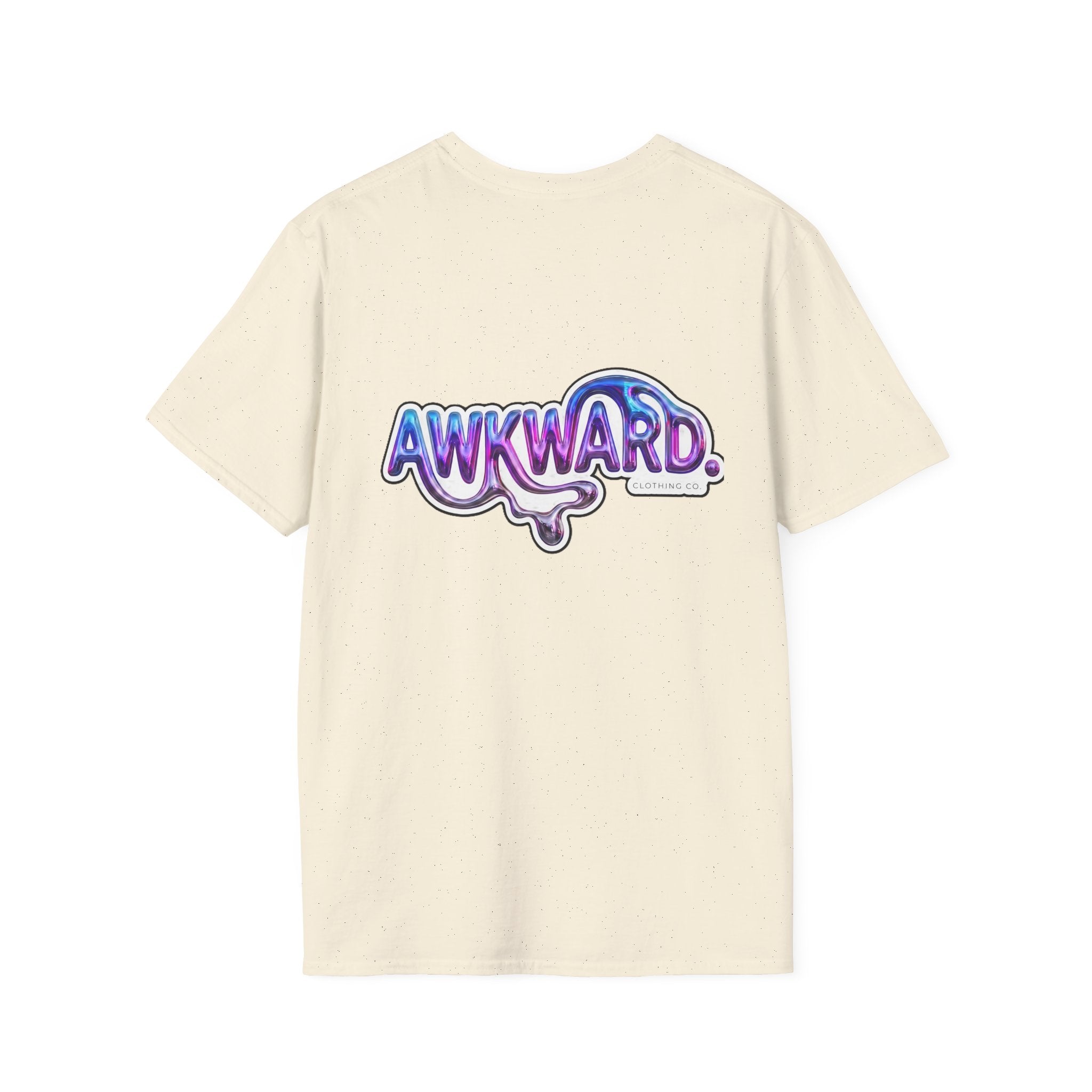 AWKWARD. Bandaged Red Dog T-Shirt — Dark Humor Grunge Y2K Streetwear