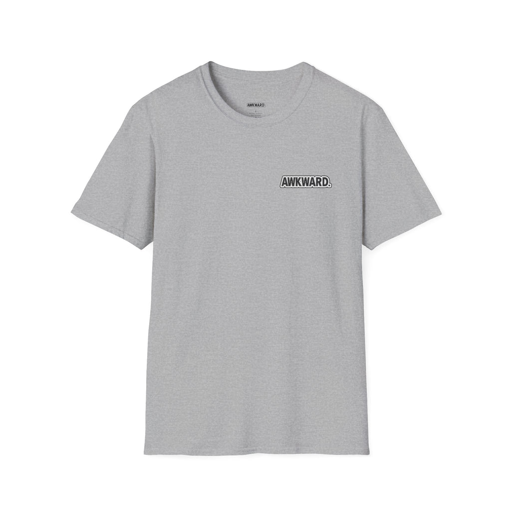 AWKWARD. T-Shirt — 3D Quirky Robot “Your Last Loyal Friend” Back Graphic