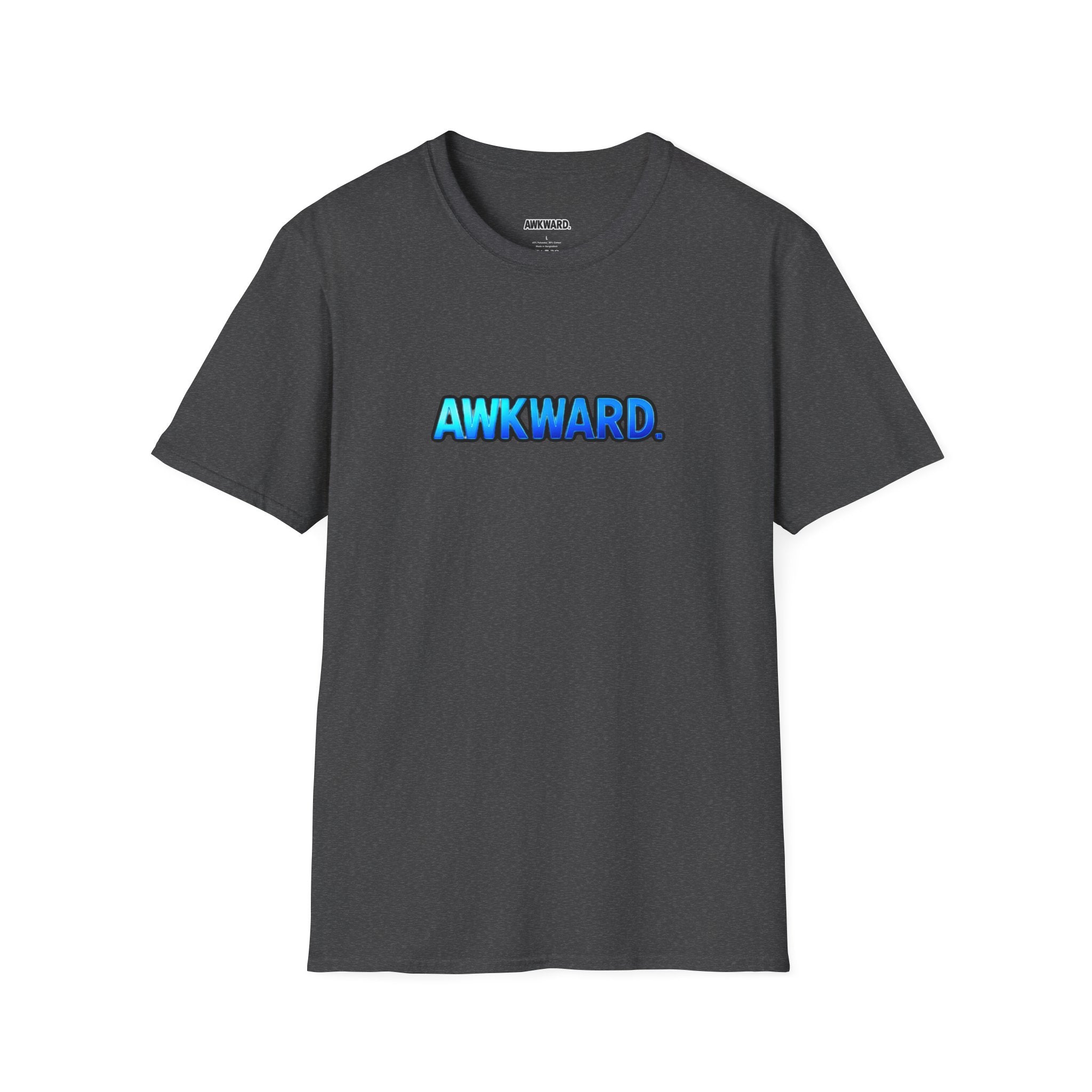 AWKWARD Tee — 3D Injured Red Dog in Wheelchair, Dark Humor Streetwear
