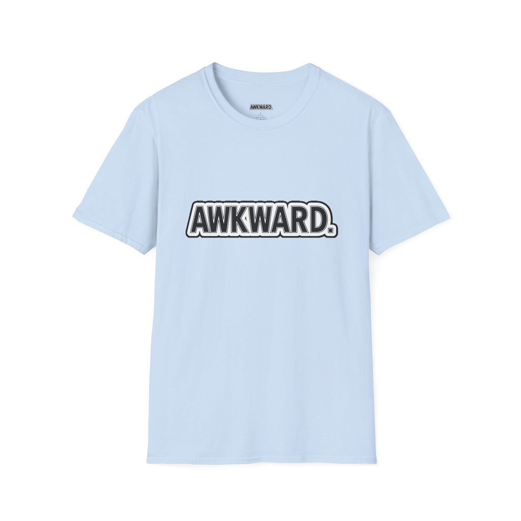 AWKWARD. T-Shirt — Cute Lonely Robot ‘Low Social Battery’ Introvert Tee