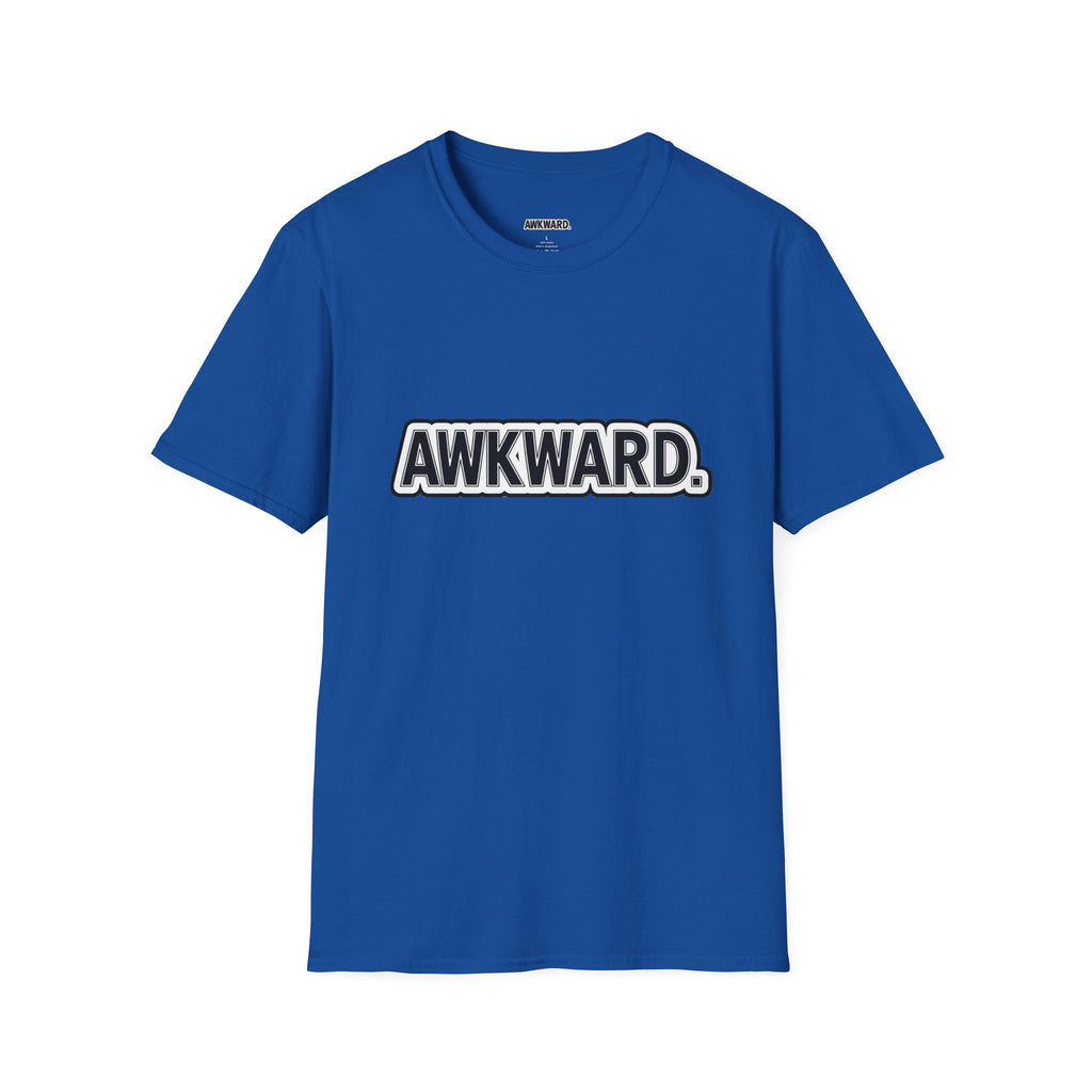 AWKWARD. Tee — Edgy Bandaged Dog Wheelchair Graphic Streetwear Shirt