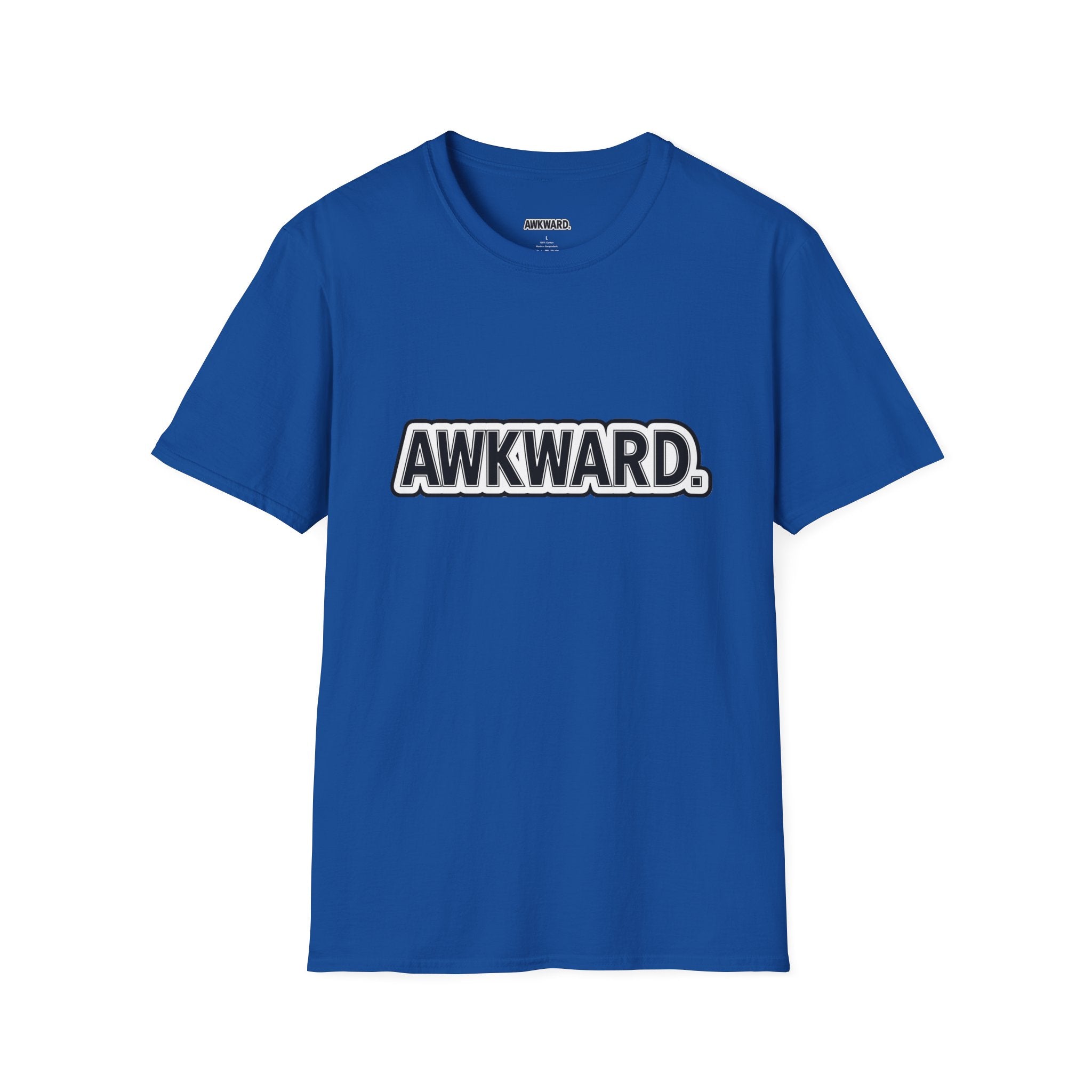 AWKWARD. Tee — Edgy Bandaged Dog Wheelchair Graphic Streetwear Shirt