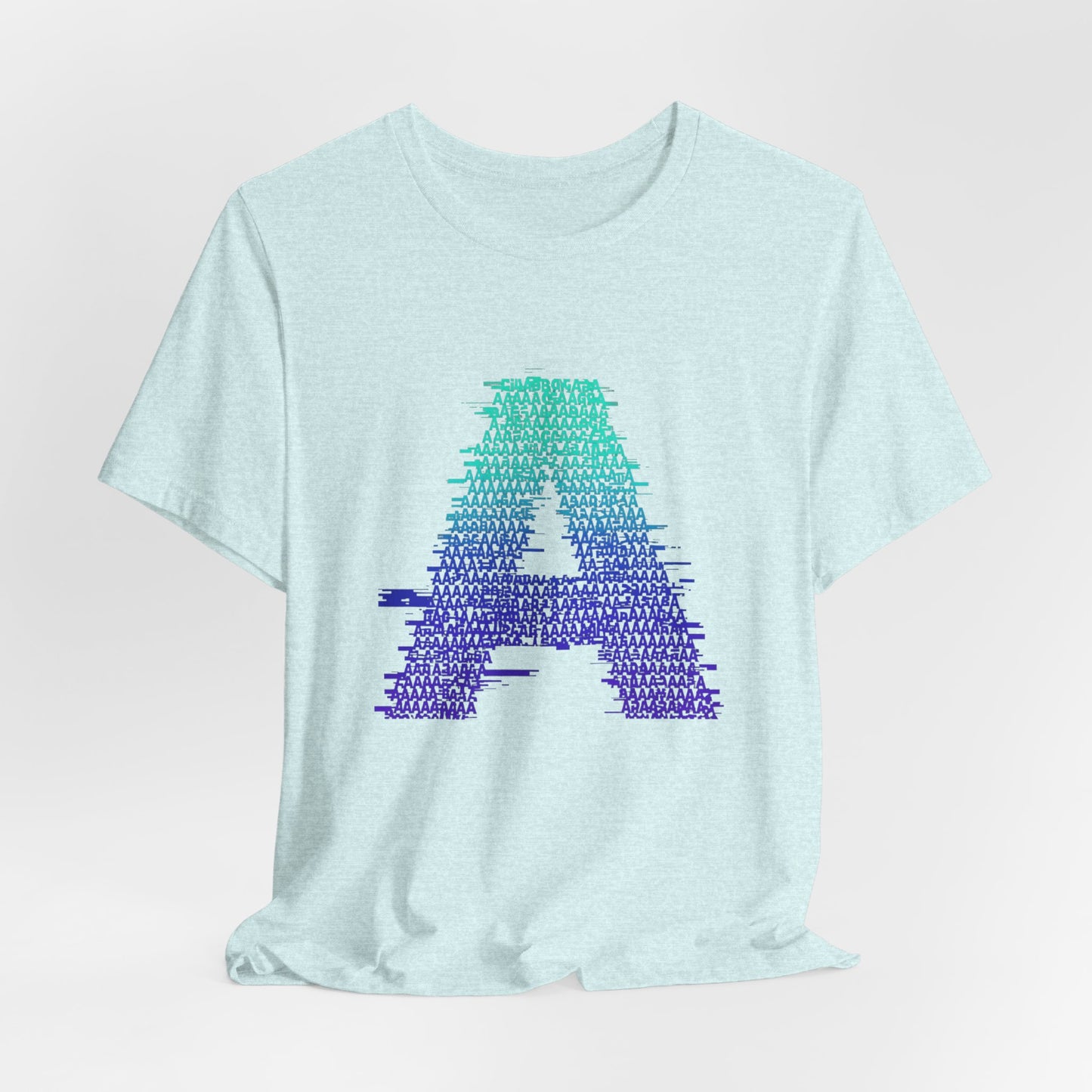 3D Glitch 'A' Tee — Premium Glitch-Art T-Shirt