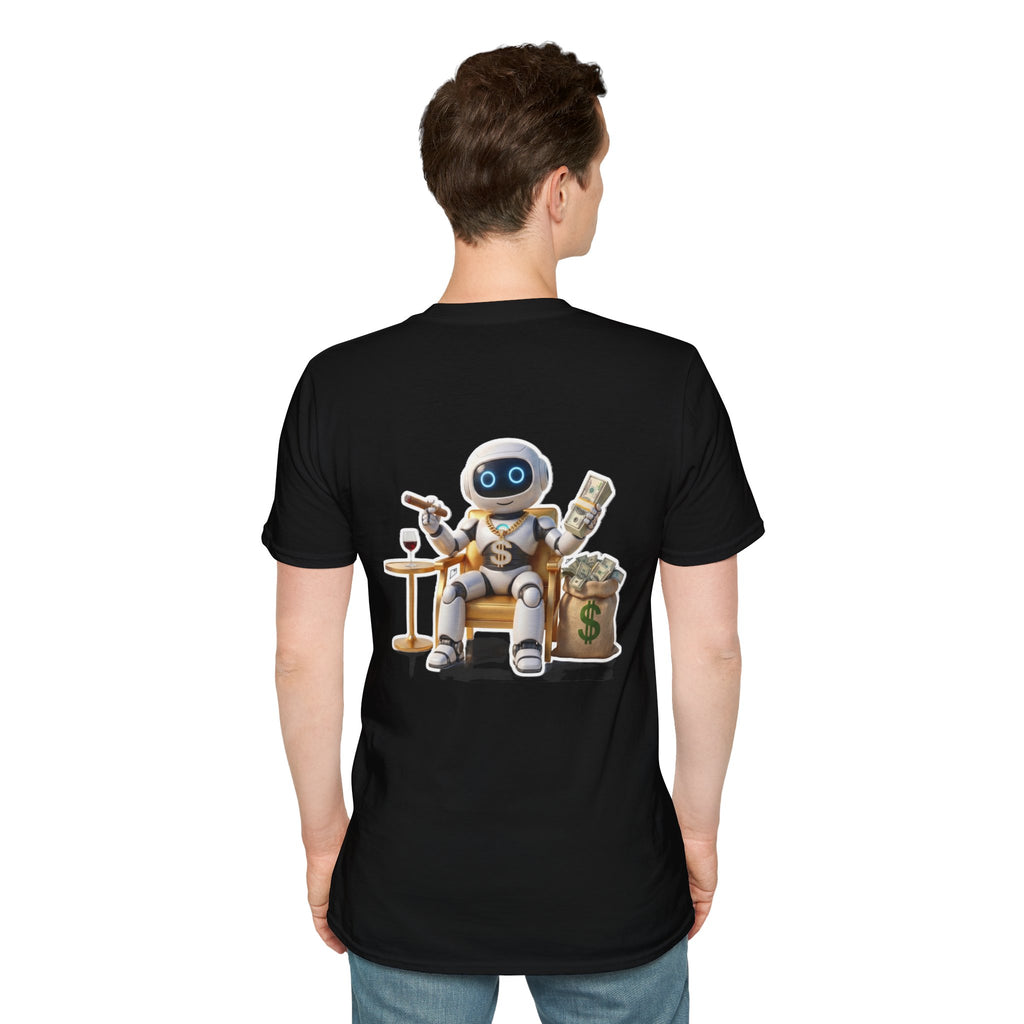 AWKWARD. T-Shirt — Cute Lonely Robot ‘Low Social Battery’ Introvert Tee