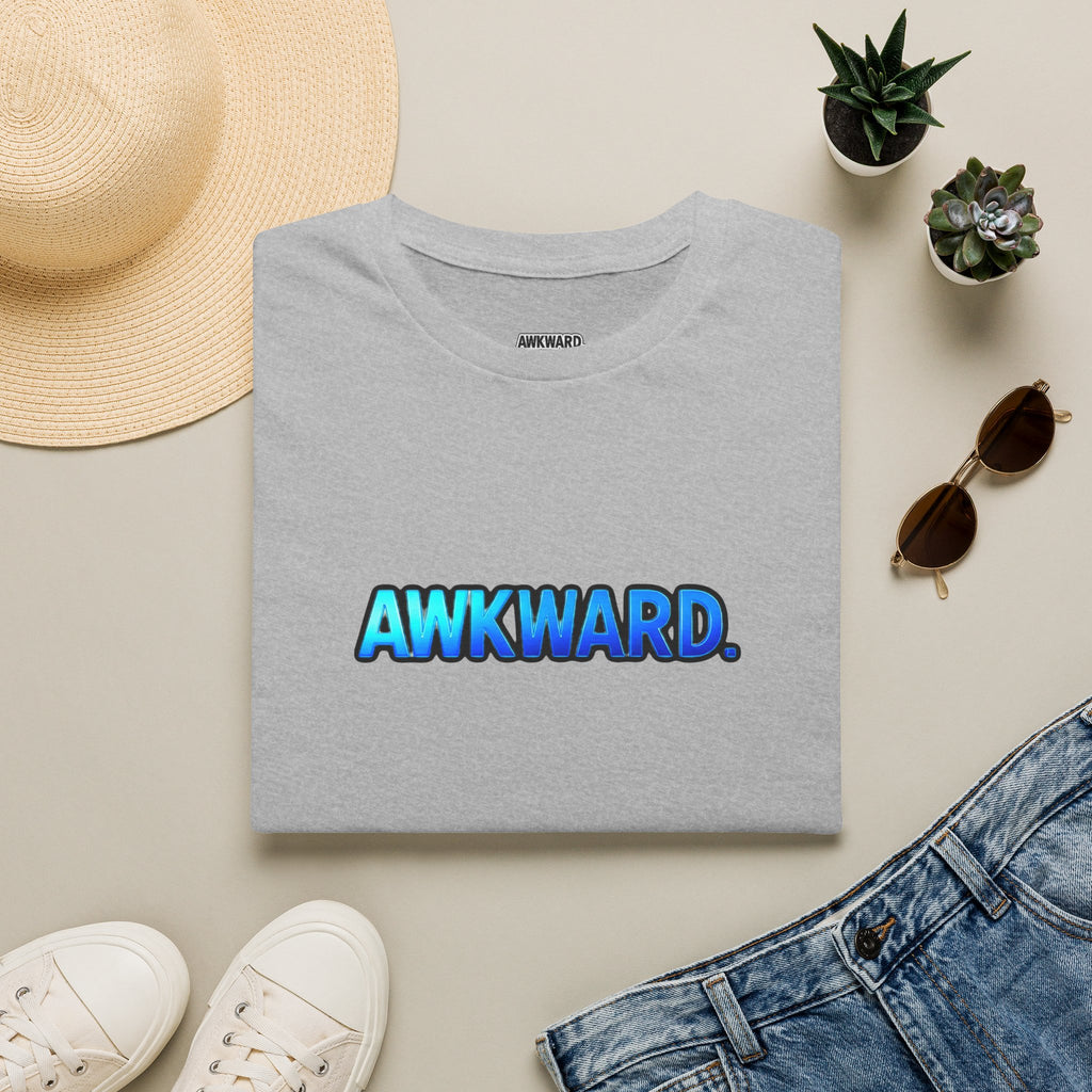 AWKWARD Tee — 3D Injured Red Dog in Wheelchair, Dark Humor Streetwear