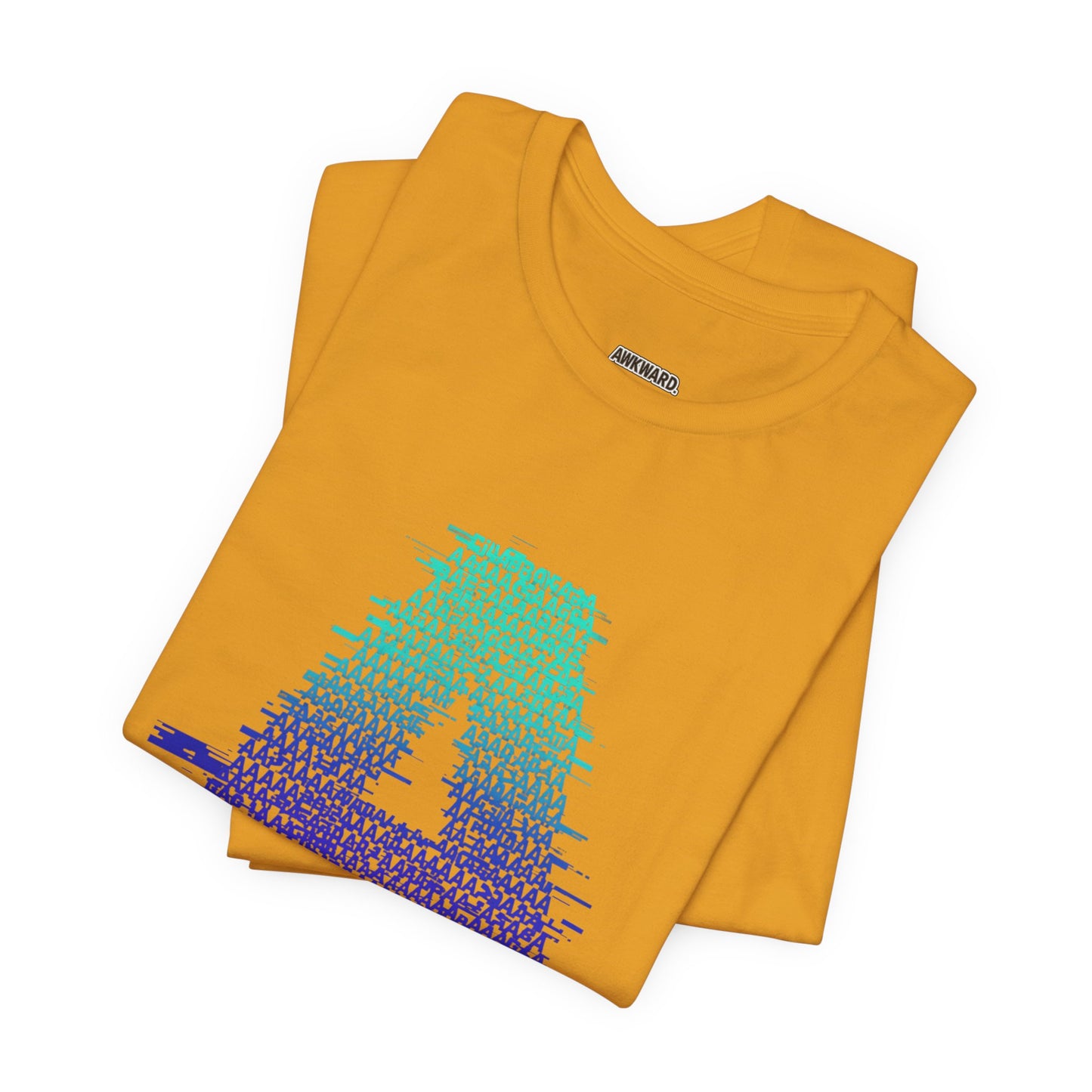3D Glitch 'A' Tee — Premium Glitch-Art T-Shirt