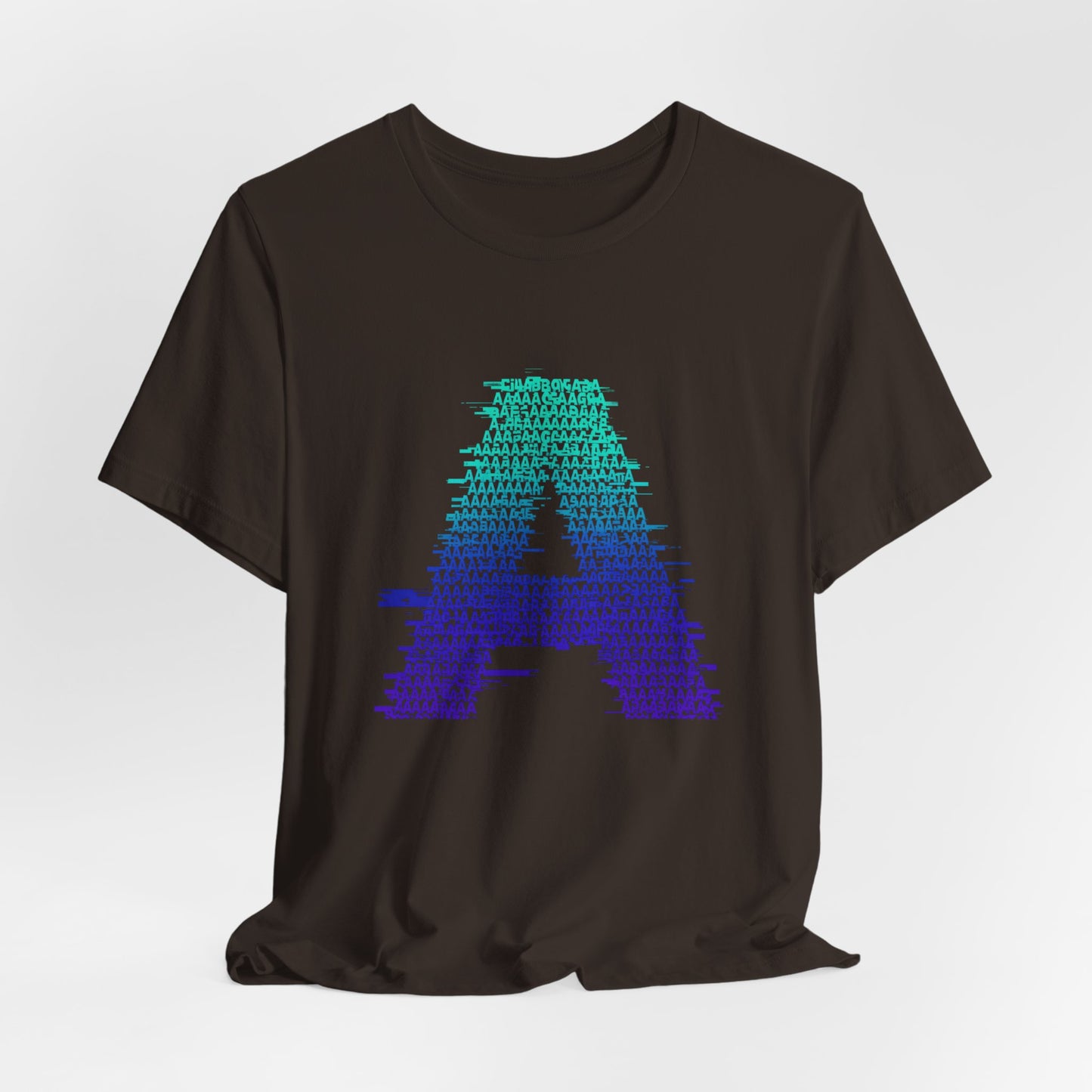 3D Glitch 'A' Tee — Premium Glitch-Art T-Shirt