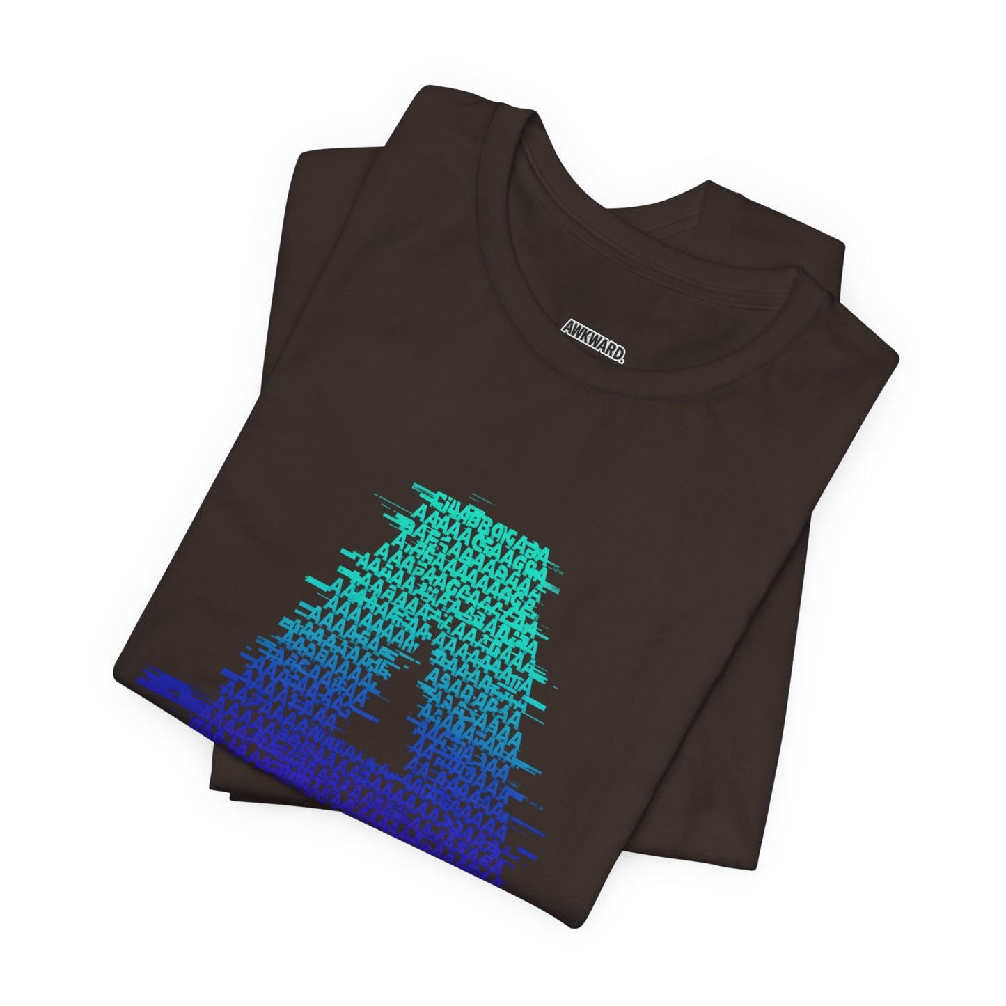 3D Glitch 'A' Tee — Premium Glitch-Art T-Shirt