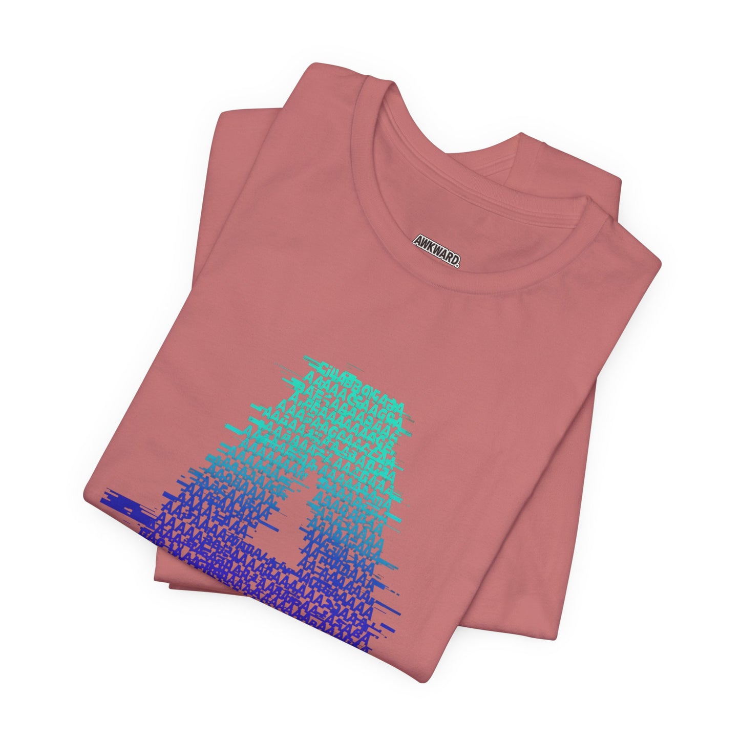 3D Glitch 'A' Tee — Premium Glitch-Art T-Shirt