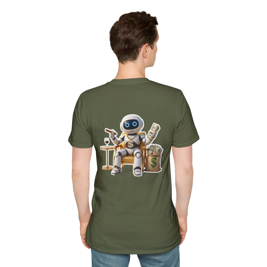 AWKWARD. T-Shirt — Cute Lonely Robot ‘Low Social Battery’ Introvert Tee